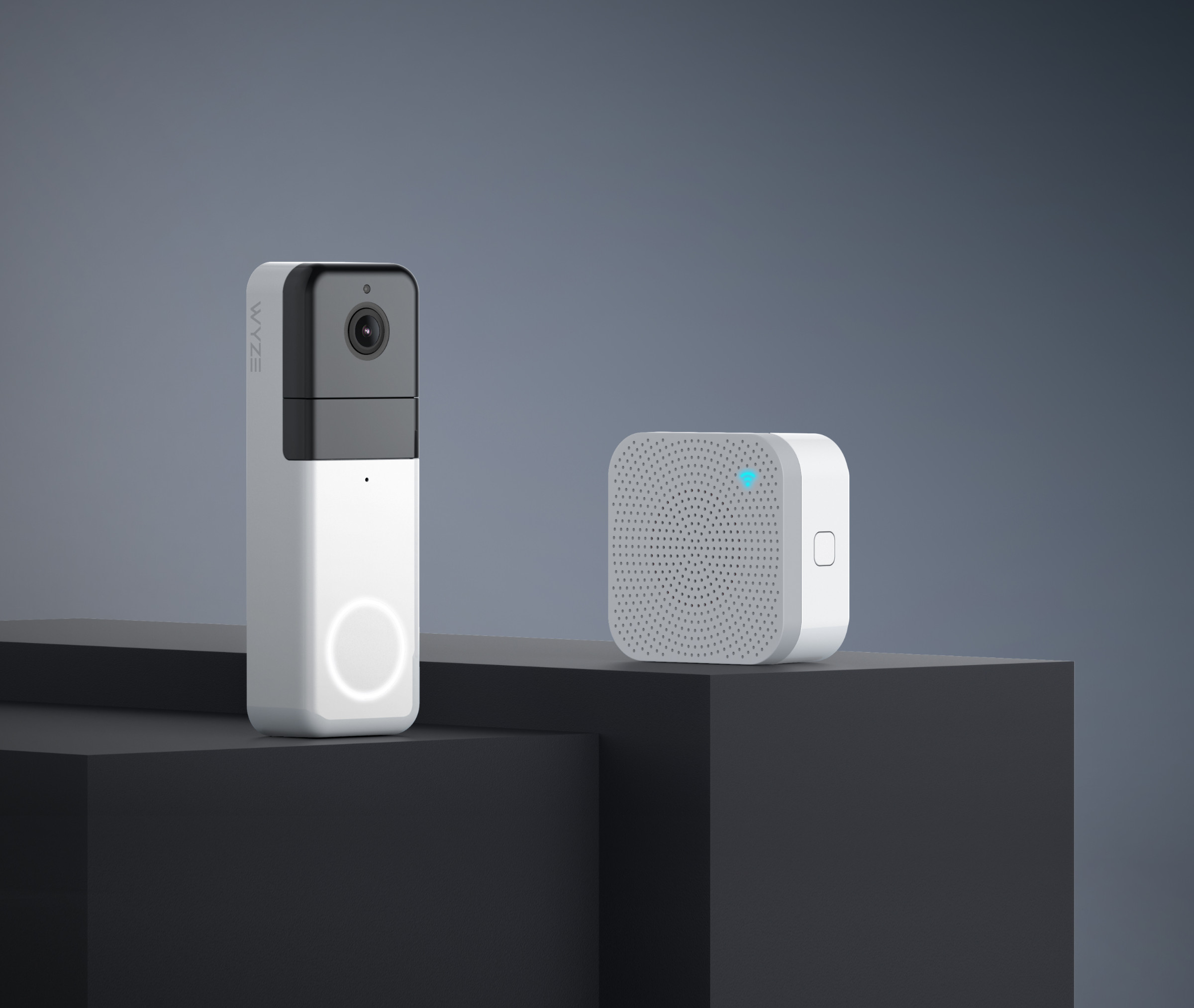 Wyze’s new doorbell comes with a wireless plug-in chime so you can hear your doorbell ring inside your home.