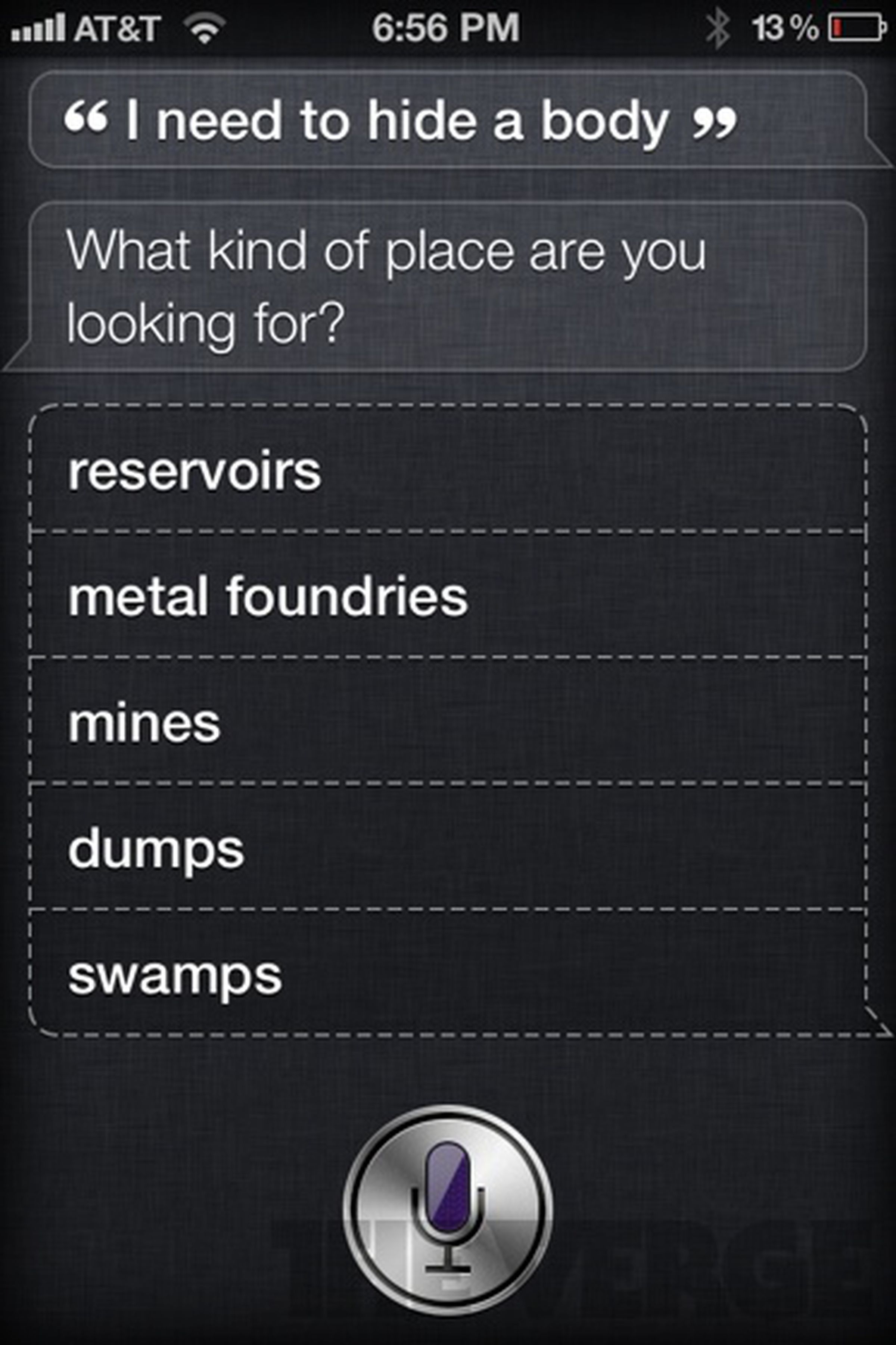 Siri says some weird things