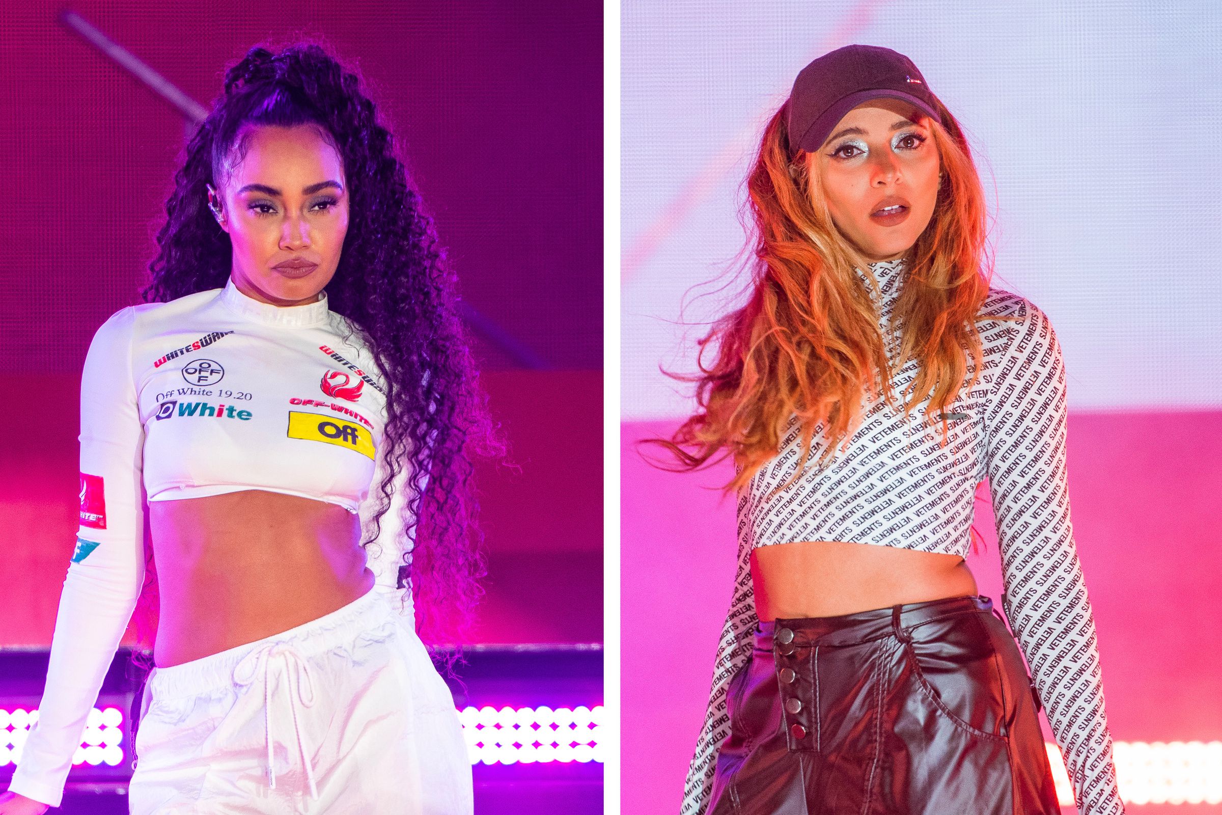The AI editors confused Little Mix’s Leigh-Anne Pinnock (left) and Jade Thirlwall (right). 