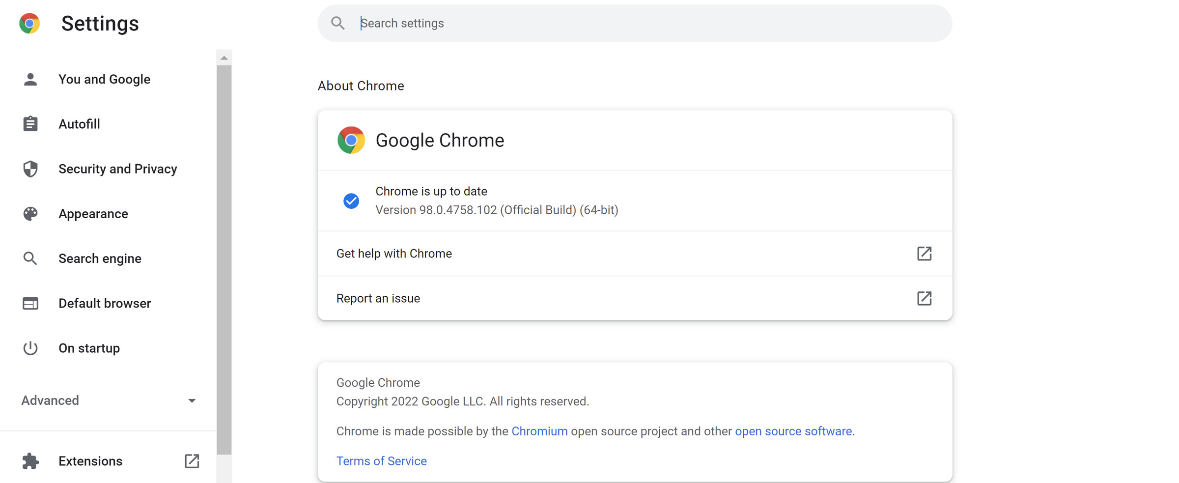 You can find out if you need to update in “About Google Chrome”