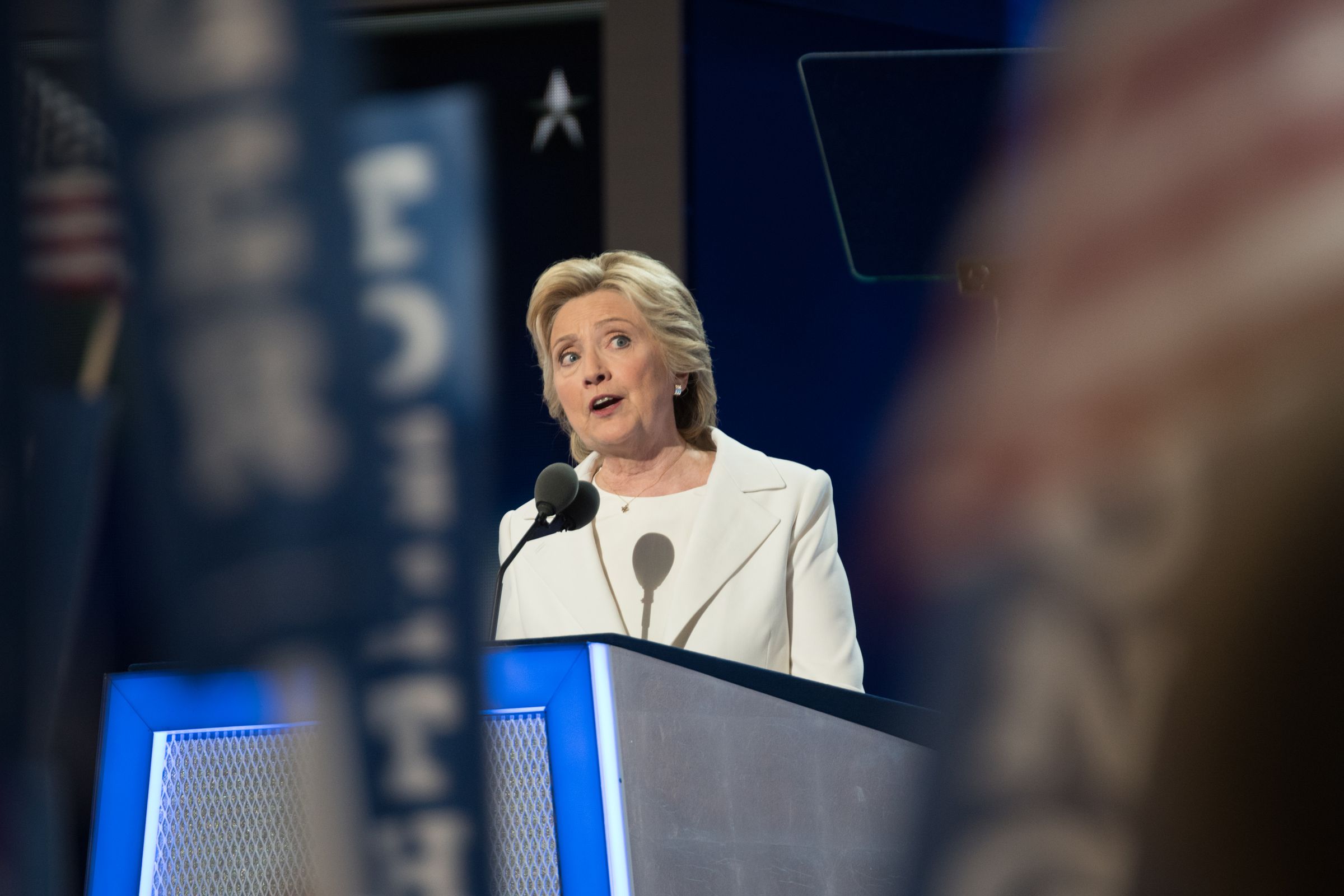 Hillary Clinton Accepts the Democratic Party Presidential Nomination