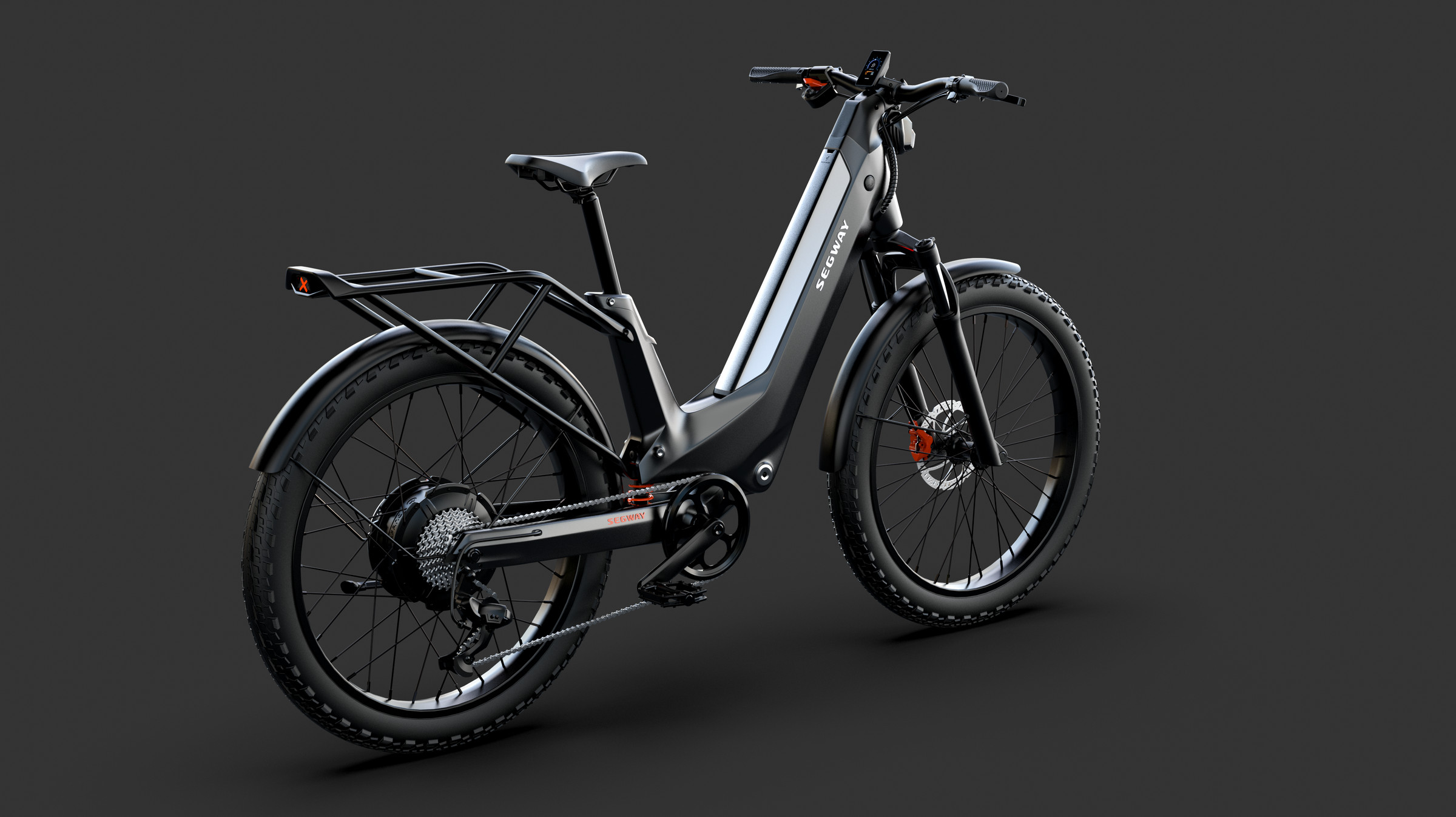 <em>The Xafari does have mudguards and a large 913Wh removable battery. </em>