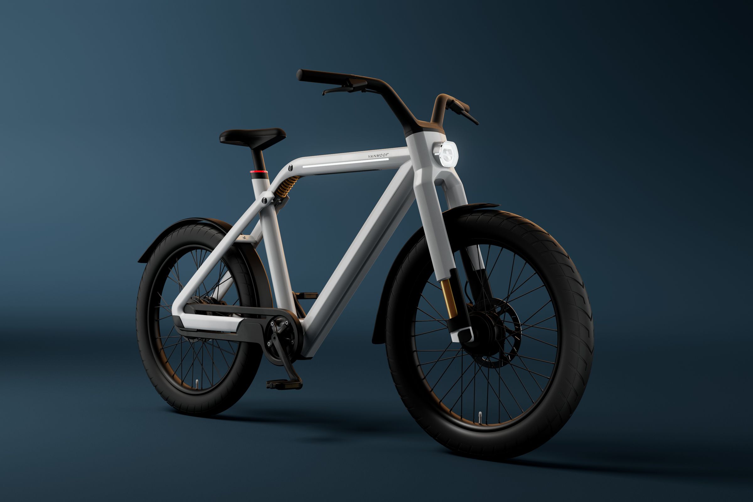 Rendering of the VanMoof V, the company’s first fast e-bike.