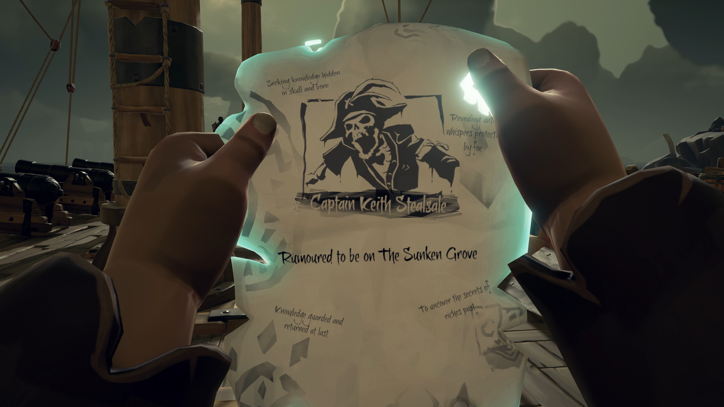 A Sea of Thieves bounty.