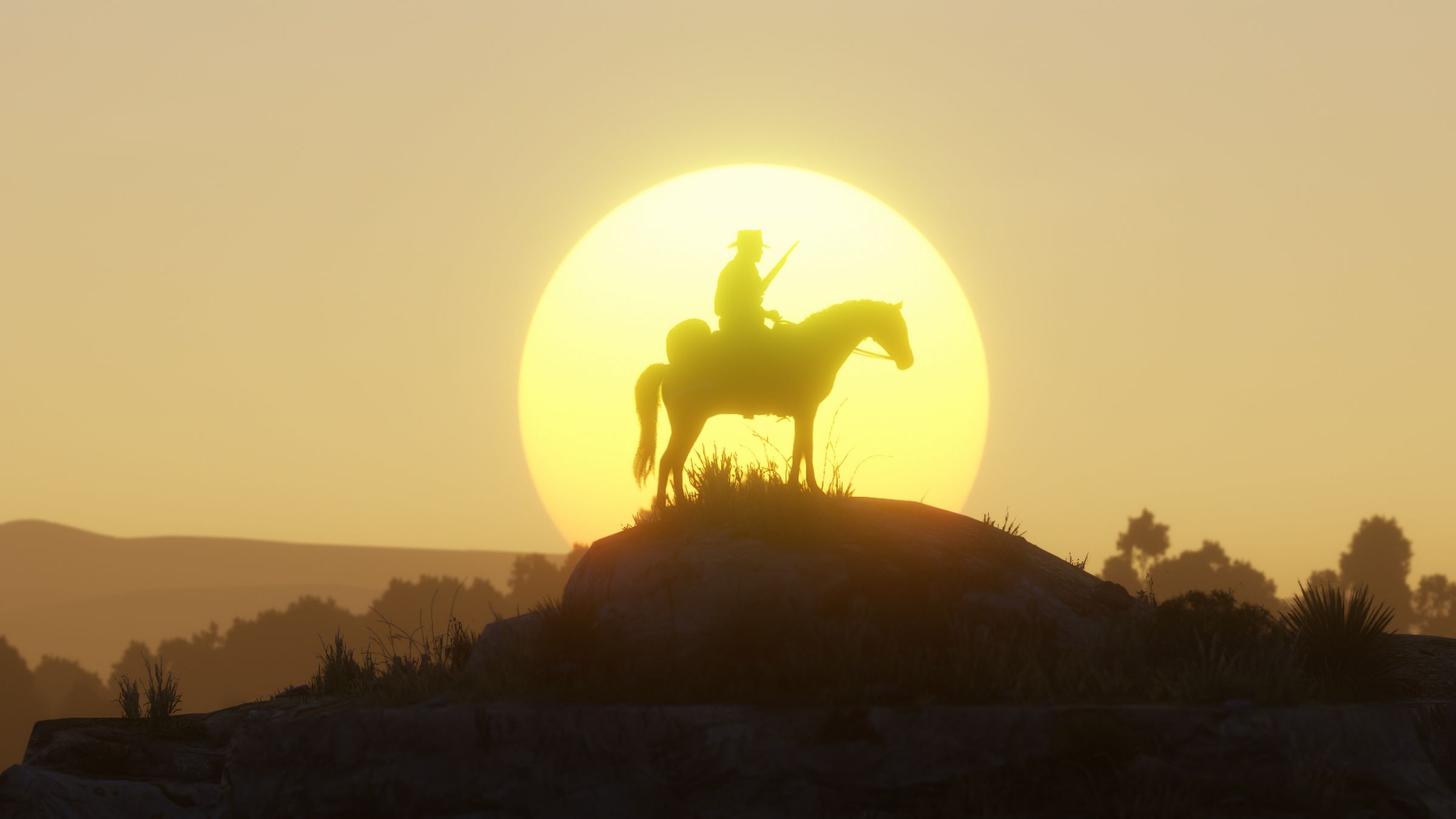 A screenshot from Red Dead Redemption 2.