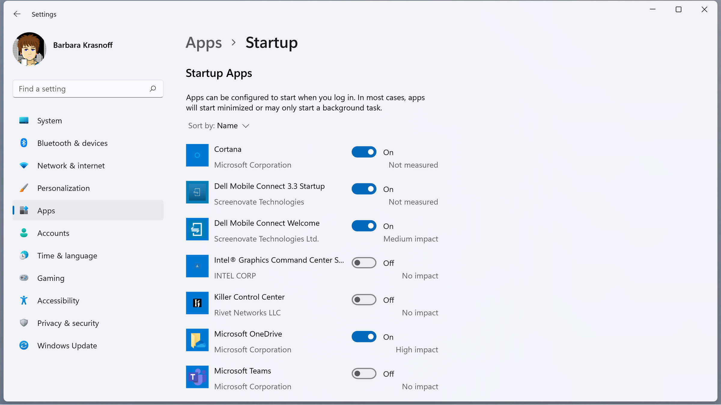 Toggle Teams off so it won’t automatically startup.