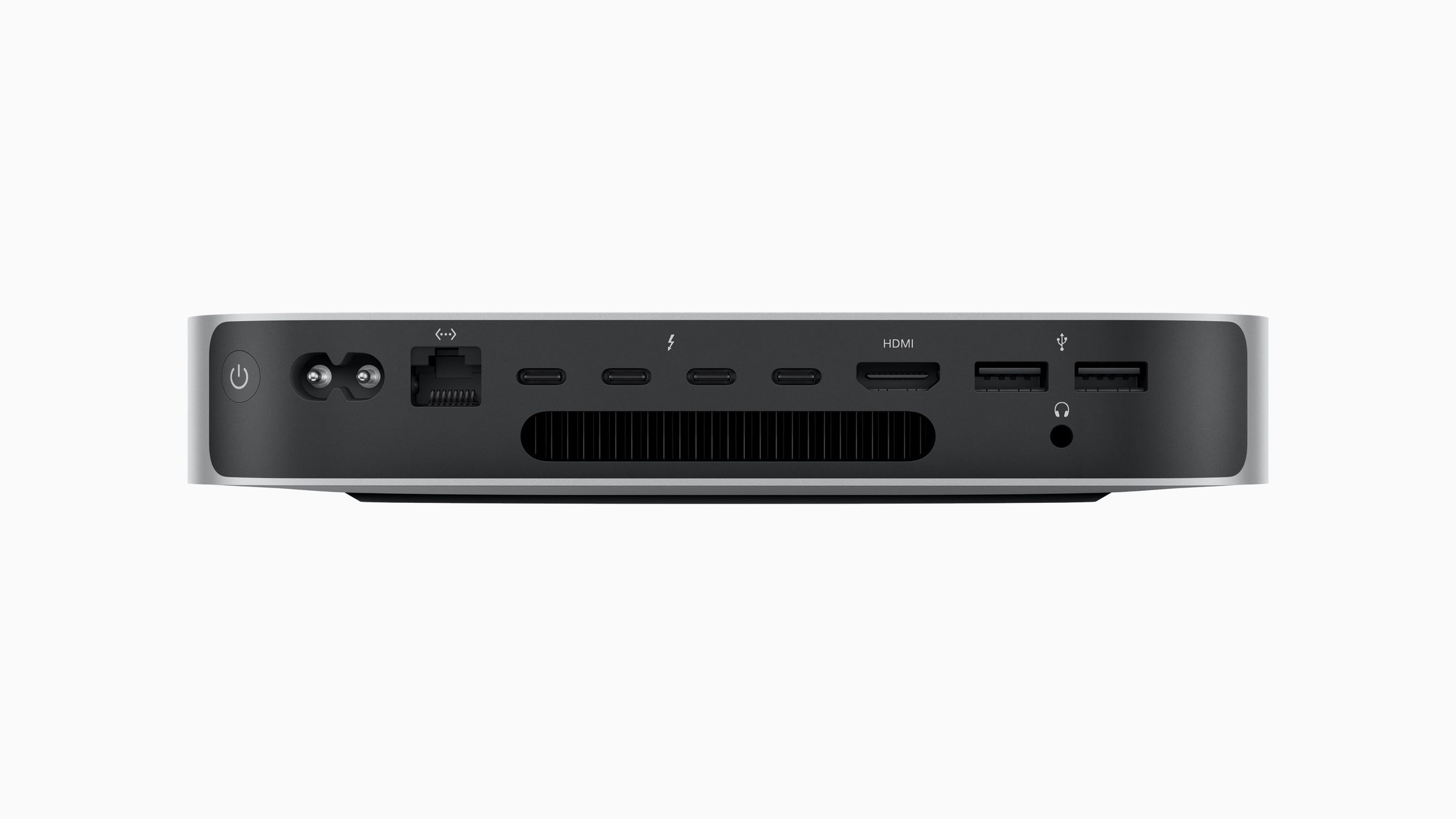 These are some great I/O ports on the back of the M2 Pro Mac Mini.  If only it had an SD card slot too.