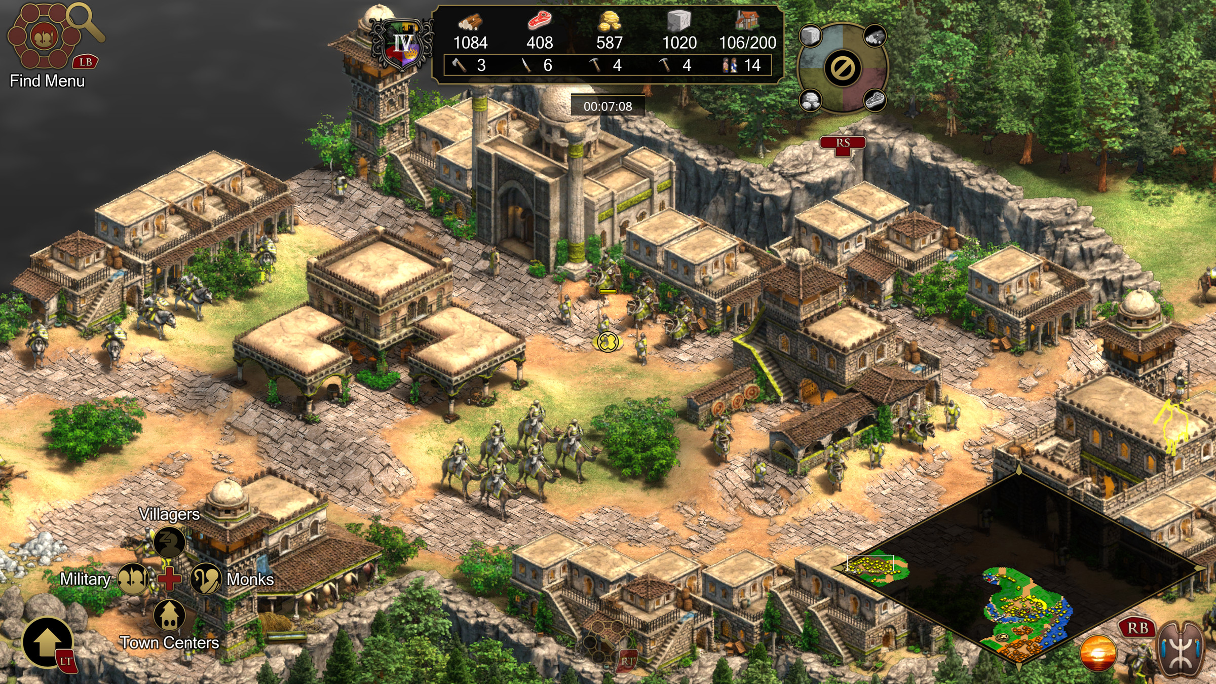 Screenshot from Age of Empires II: Definitive Edition featuring the Berber civilization.