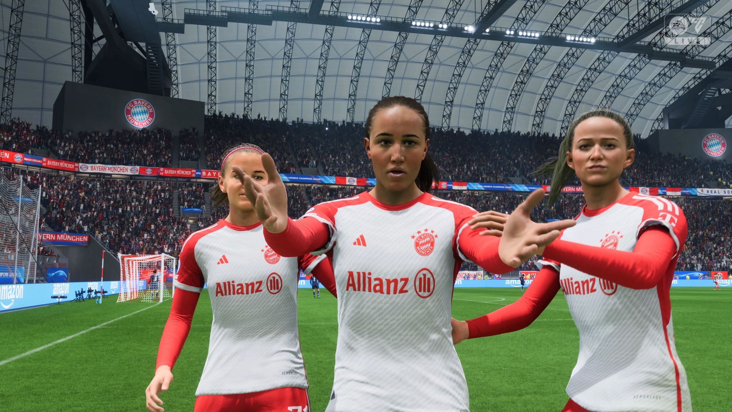A screenshot from the video game EA Sports FC.