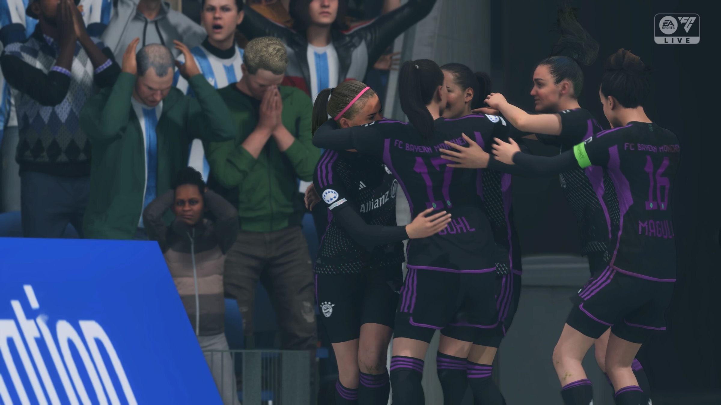 A screenshot from the video game EA Sports FC 24.