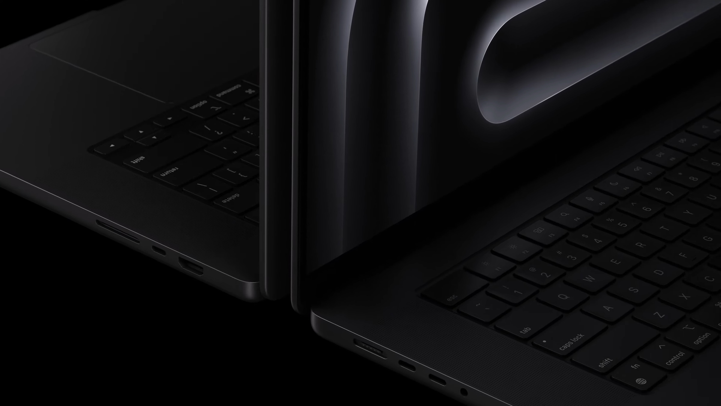 Apple’s MacBook Pro in Space Black.