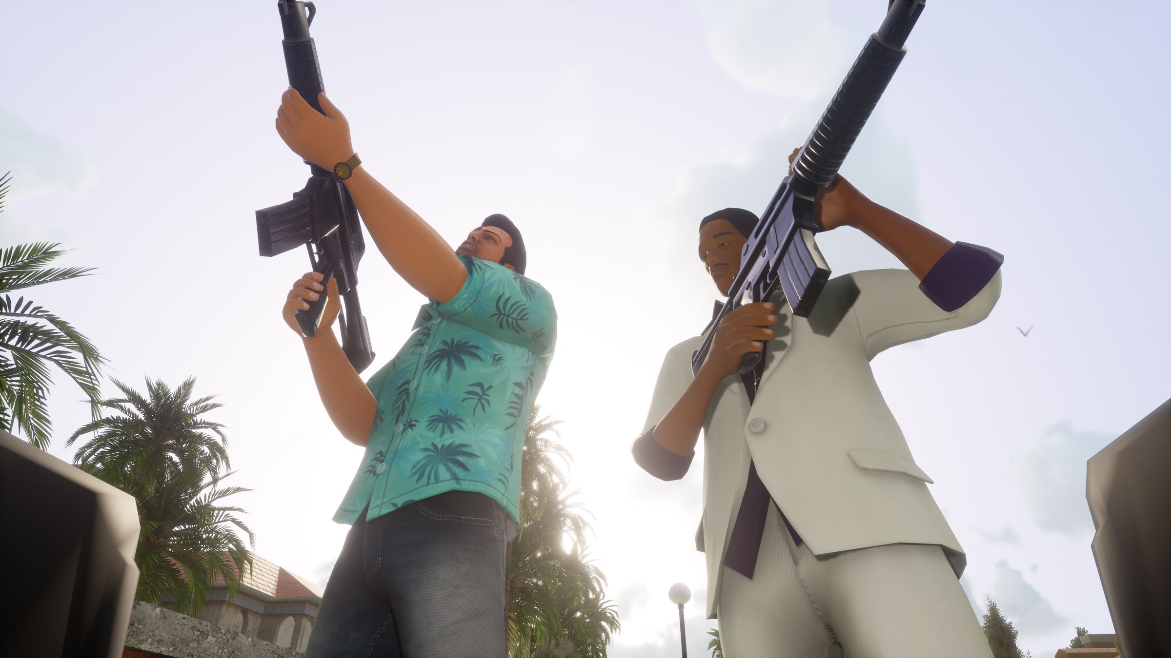 A screenshot from the video game Grand Theft Auto: Vice City.