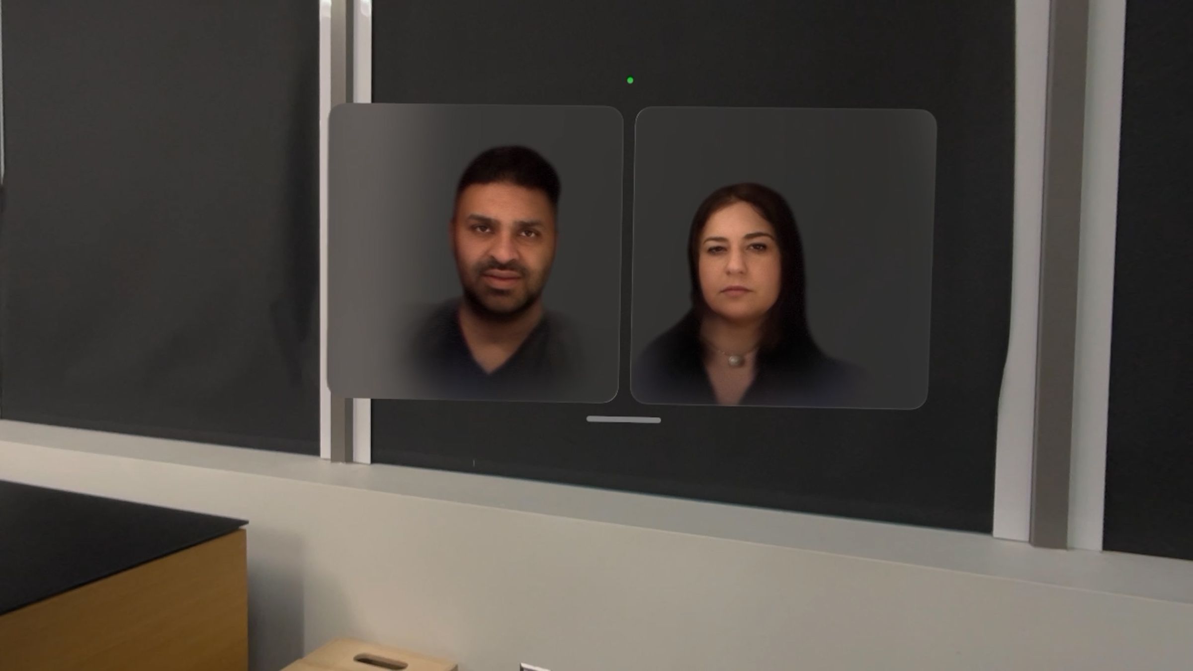 Video call with Nilay Patel and Joanna Stern using 3D personas on the Vision Pro