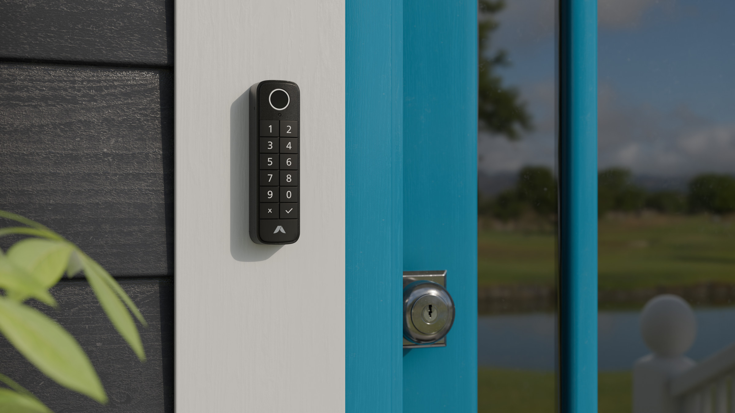 The Abode Lock comes with a keypad with an embedded fingerprint reader.