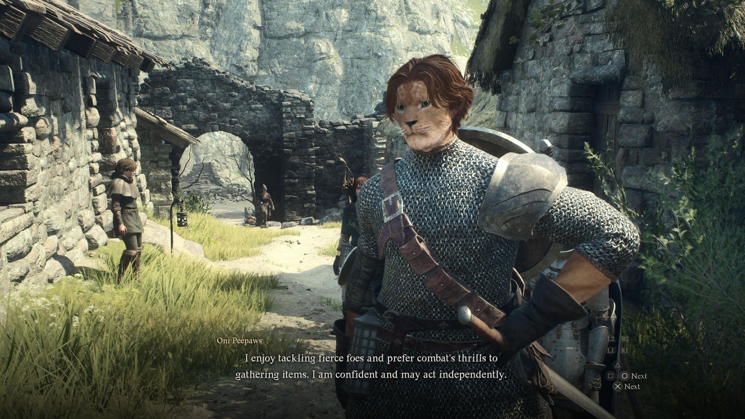 A screenshot from the video game Dragon’s Dogma 2.