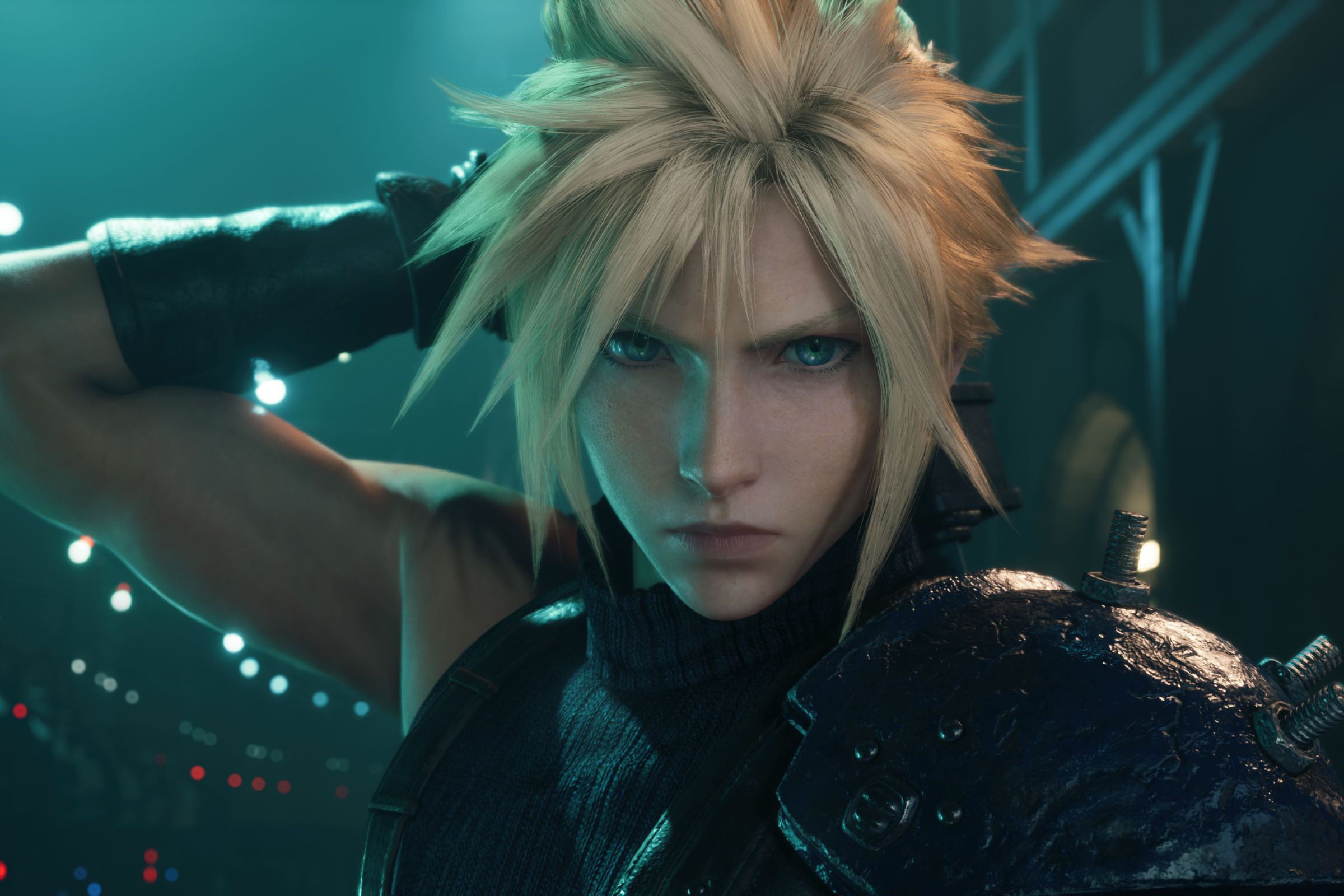 cloud strife from final fantasy vii remake