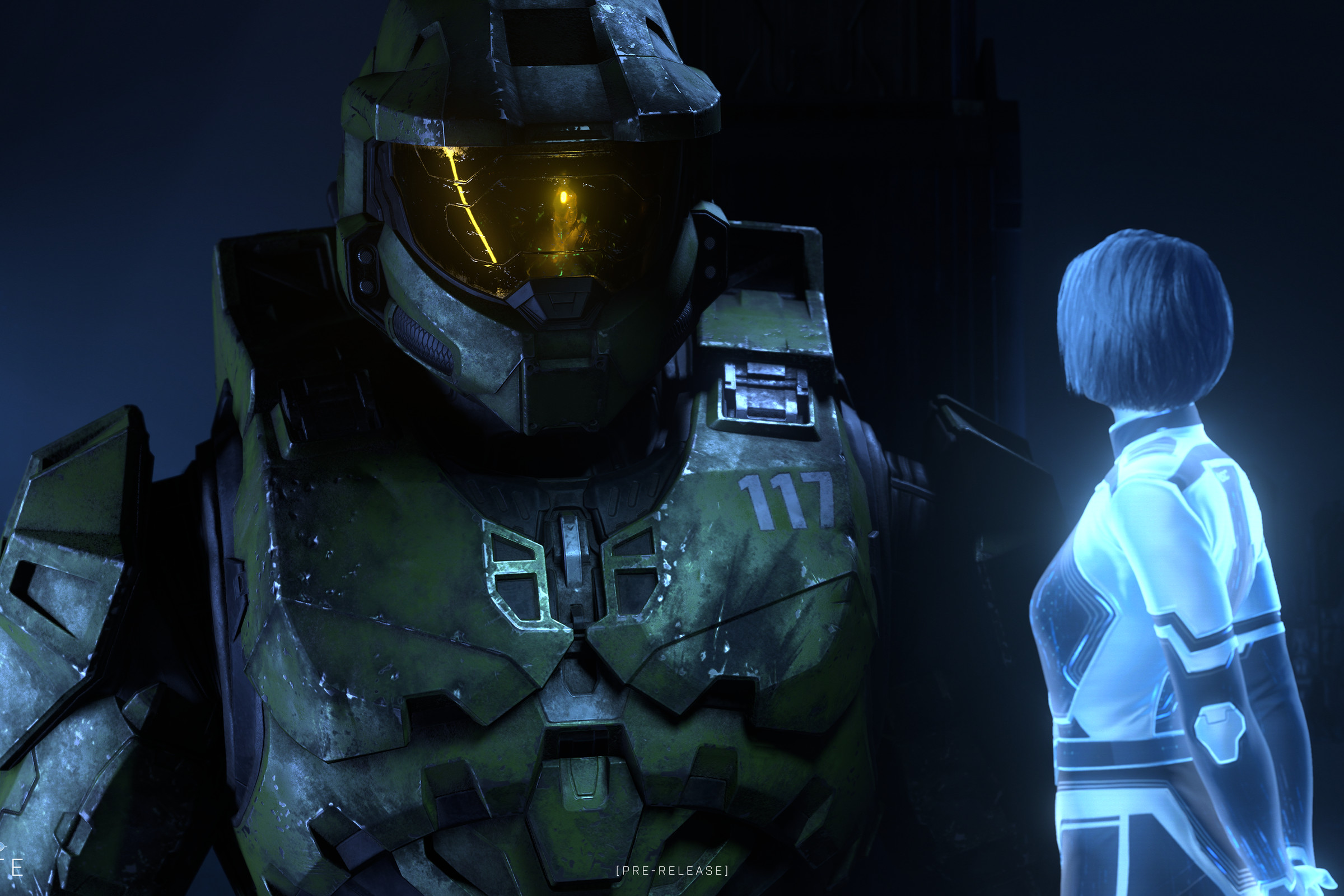 A screenshot of Halo Infinite’s campaign.