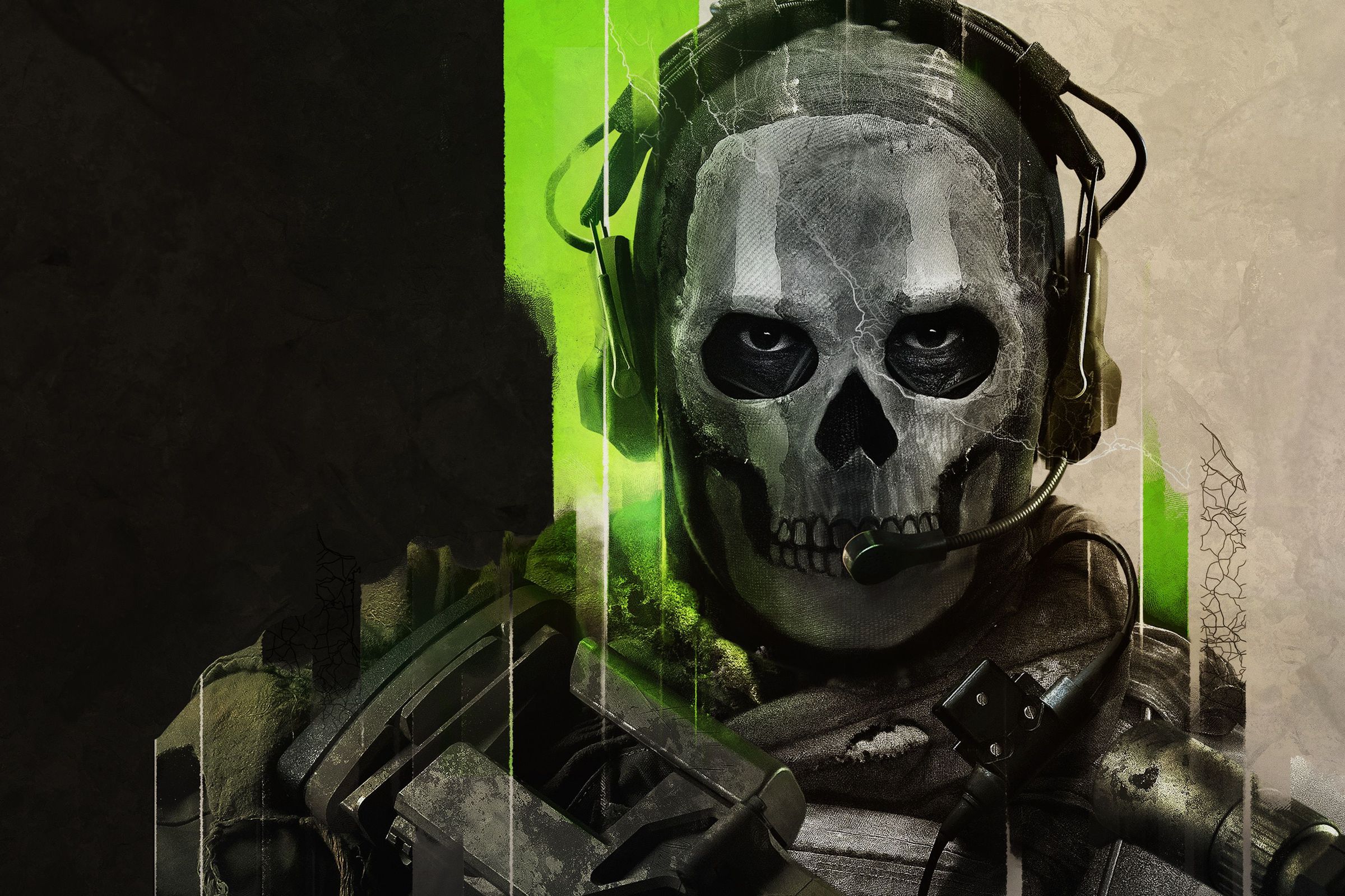Illustration of a Call of Duty character from Modern Warfare II