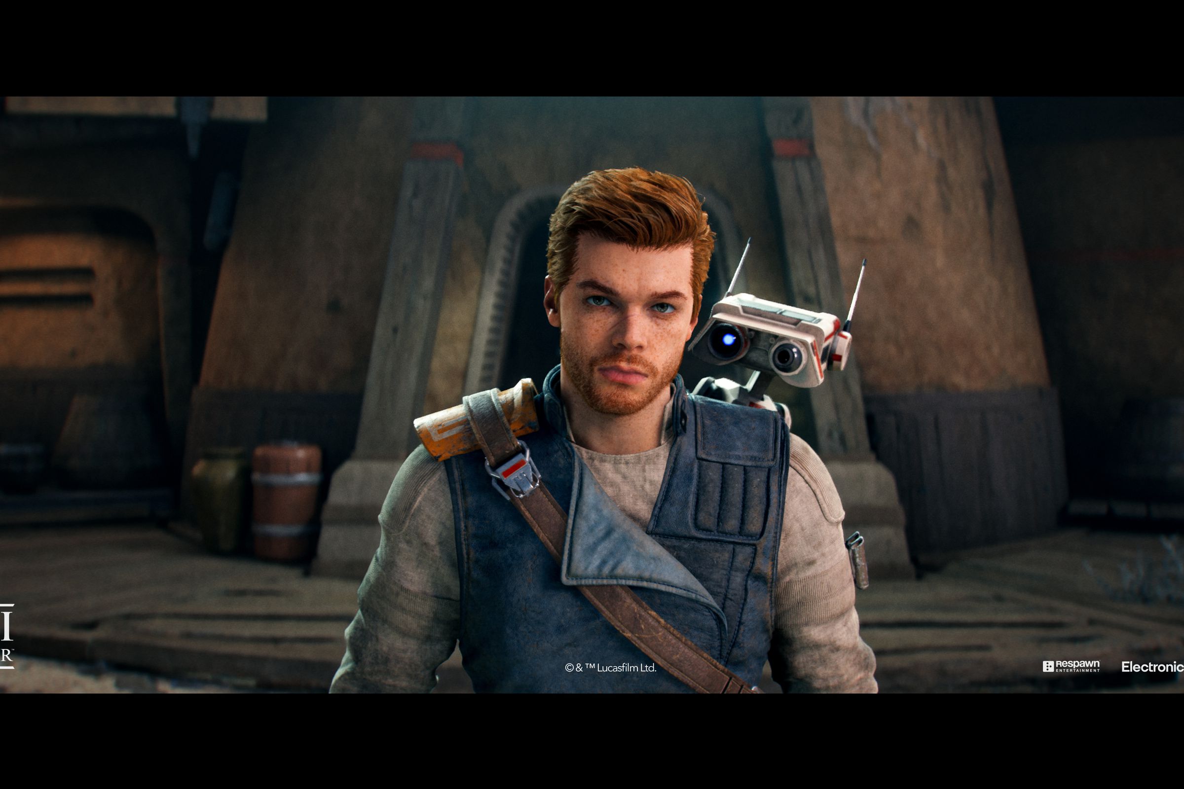 A screenshot of Cal Kestis in Star Wars Jedi: Survivor.