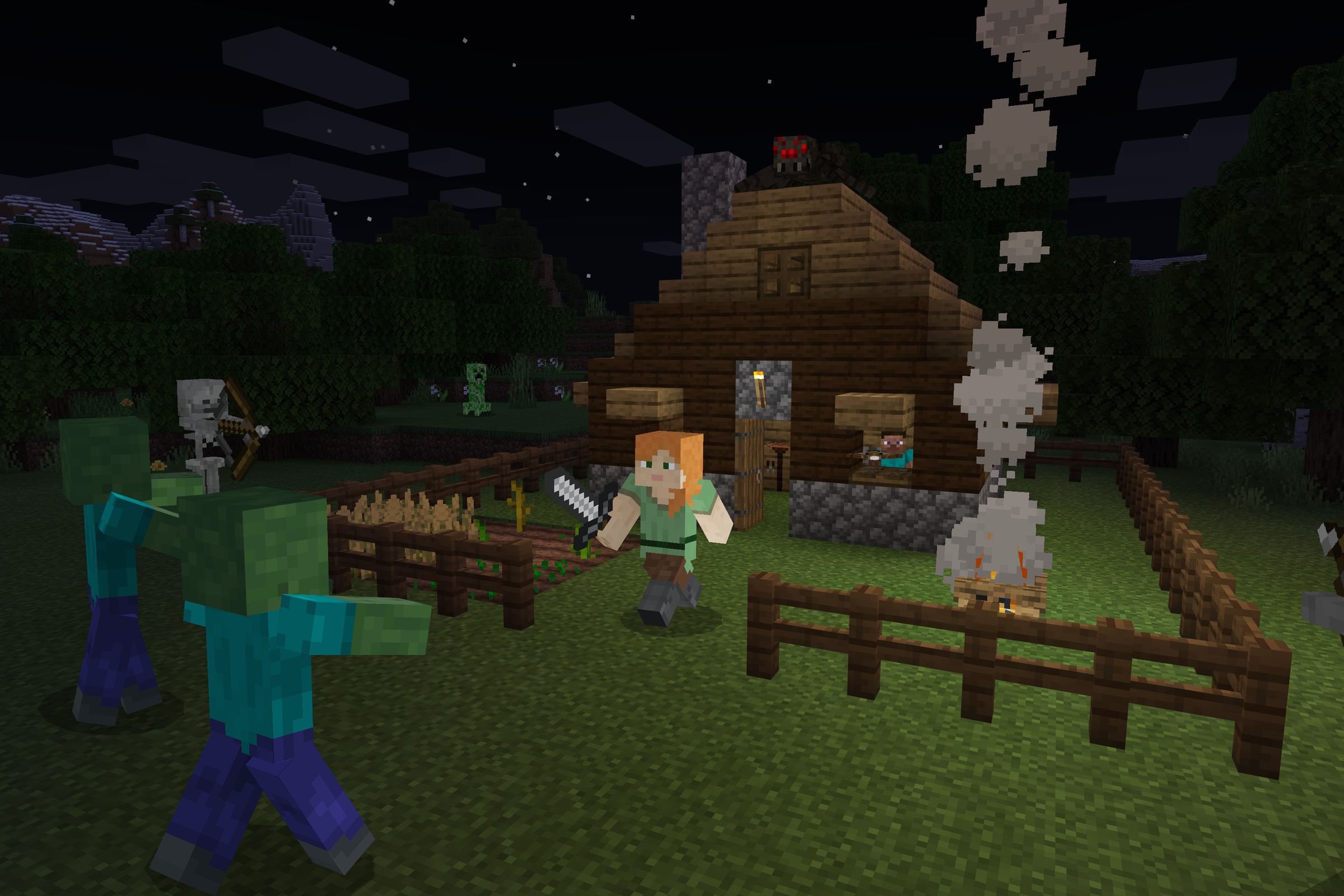 A screenshot of the video game Minecraft.