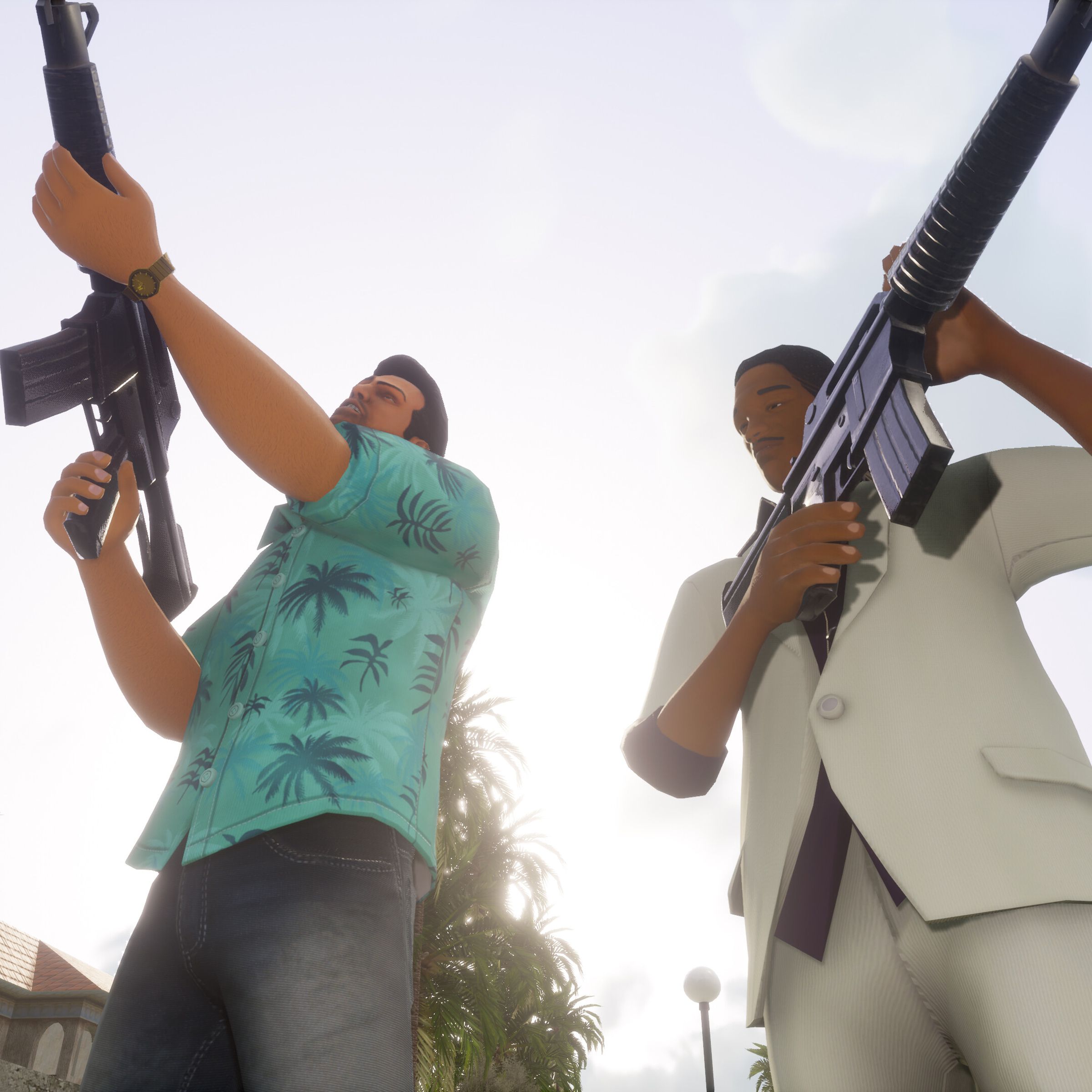A screenshot from the video game Grand Theft Auto: Vice City.