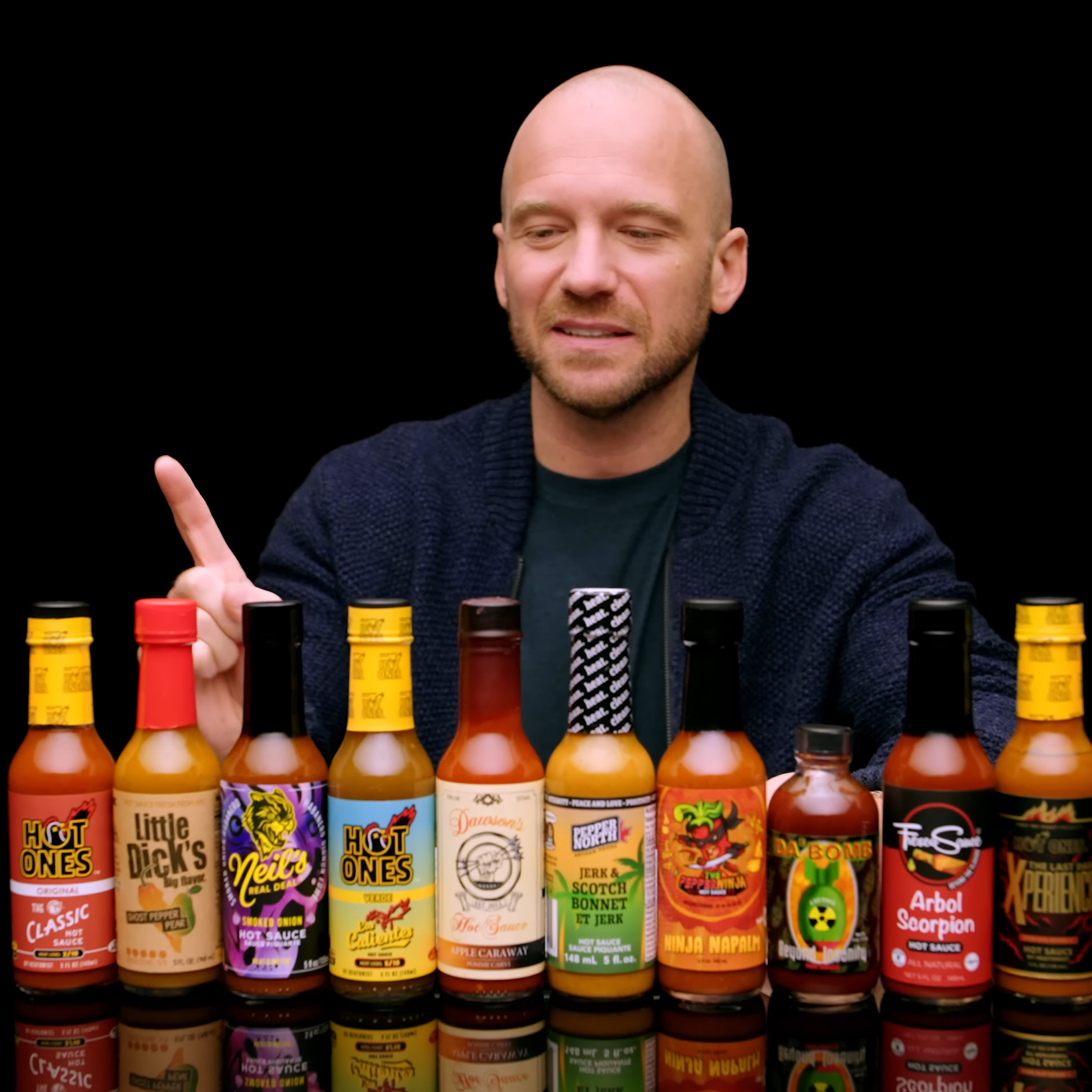 Hot Ones host Sean Evans.