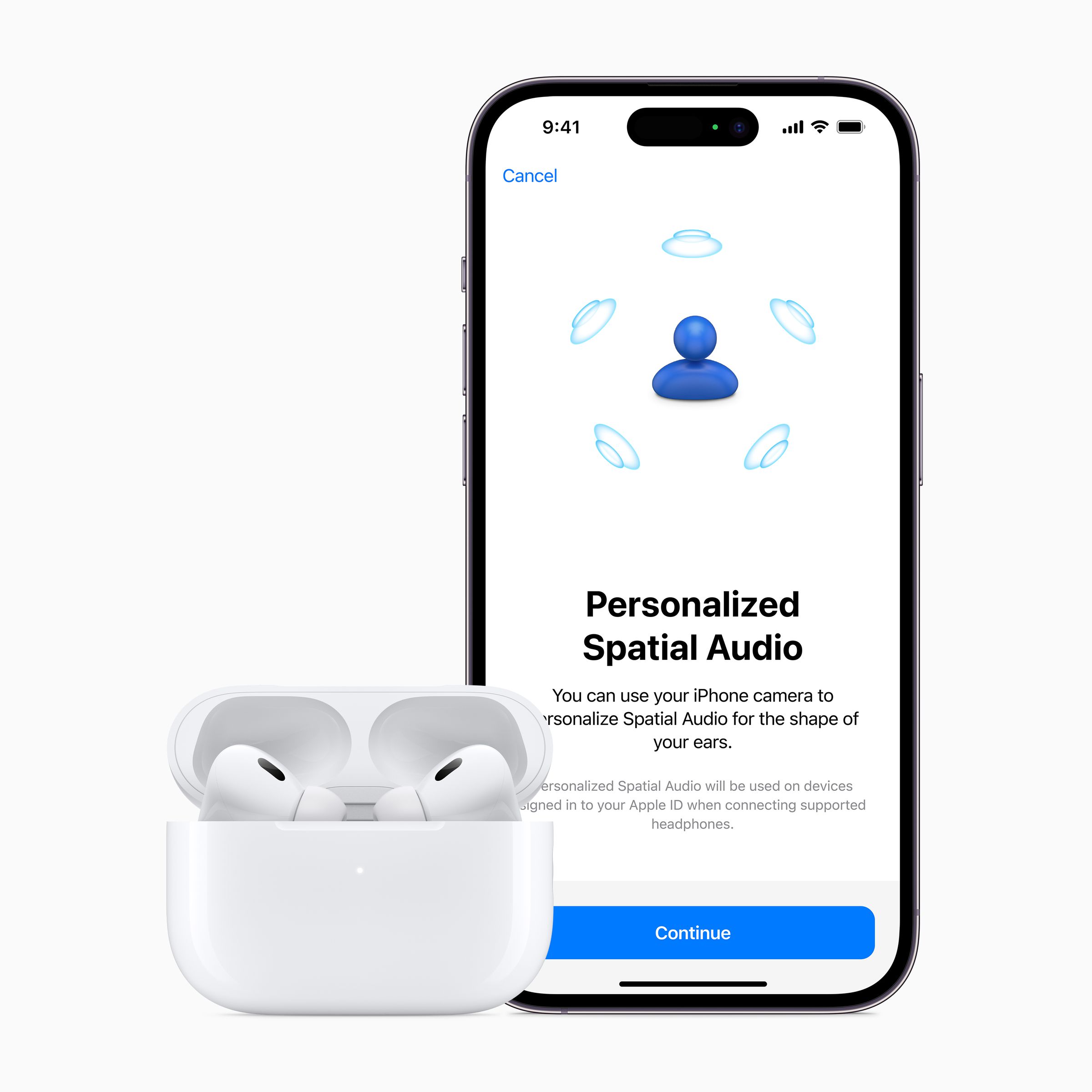 The second-gen AirPods Pro offer spatial audio support, much like the original model.