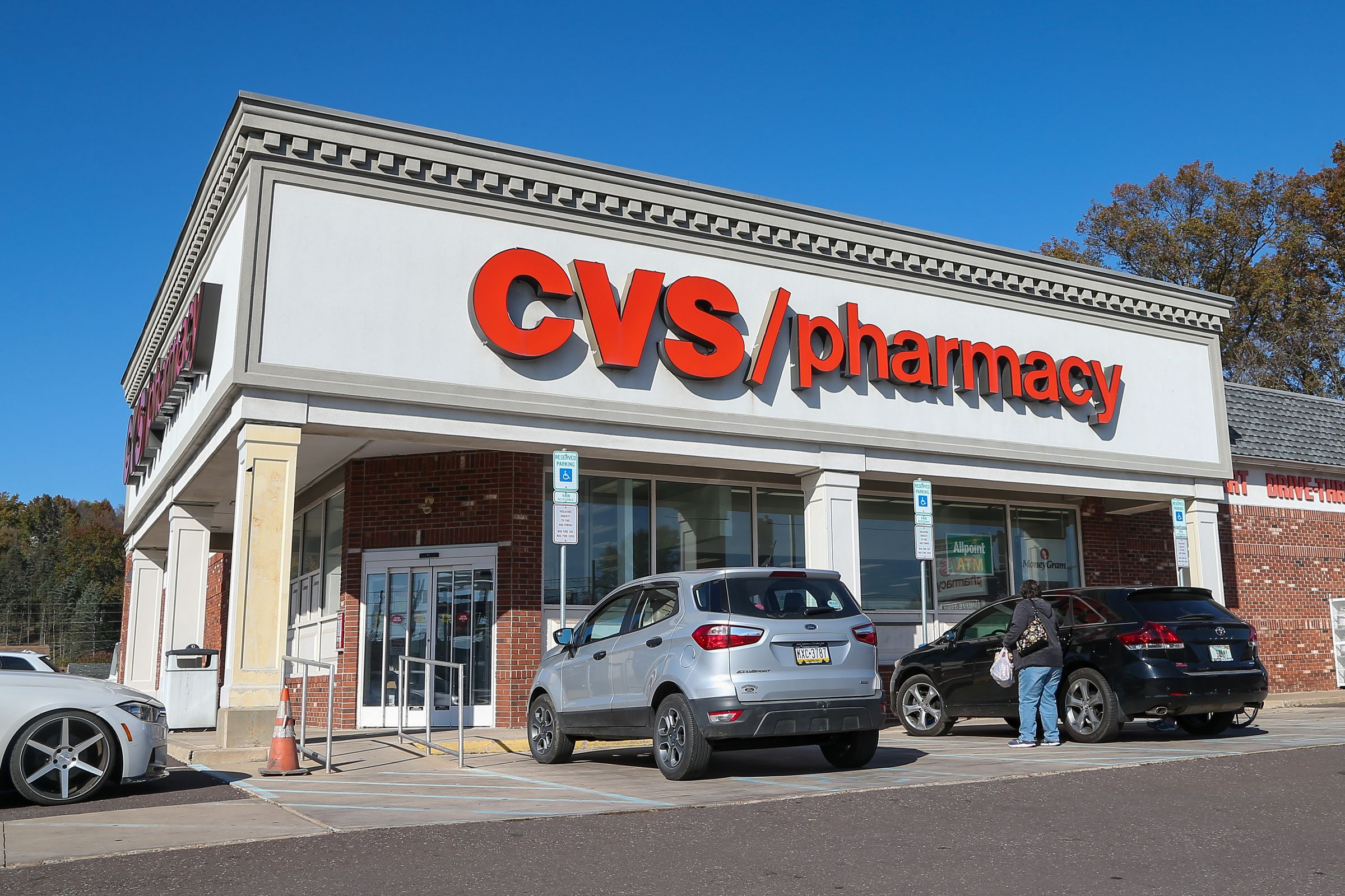 A CVS pharmacy is seen in Bloomsburg, PA.