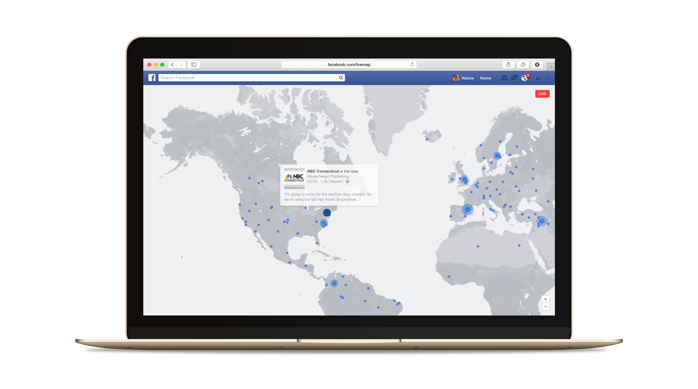 facebook map