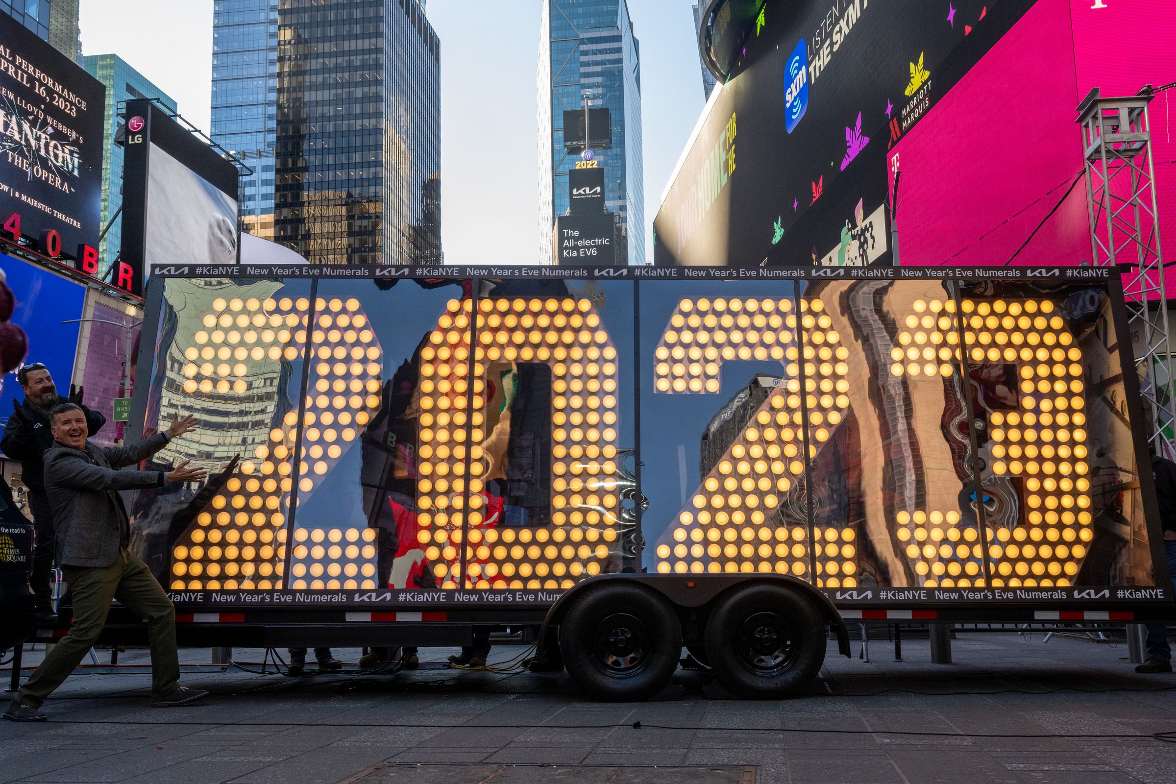 Numeral Delivery - Times Square New Year’s Eve 2023 Celebration