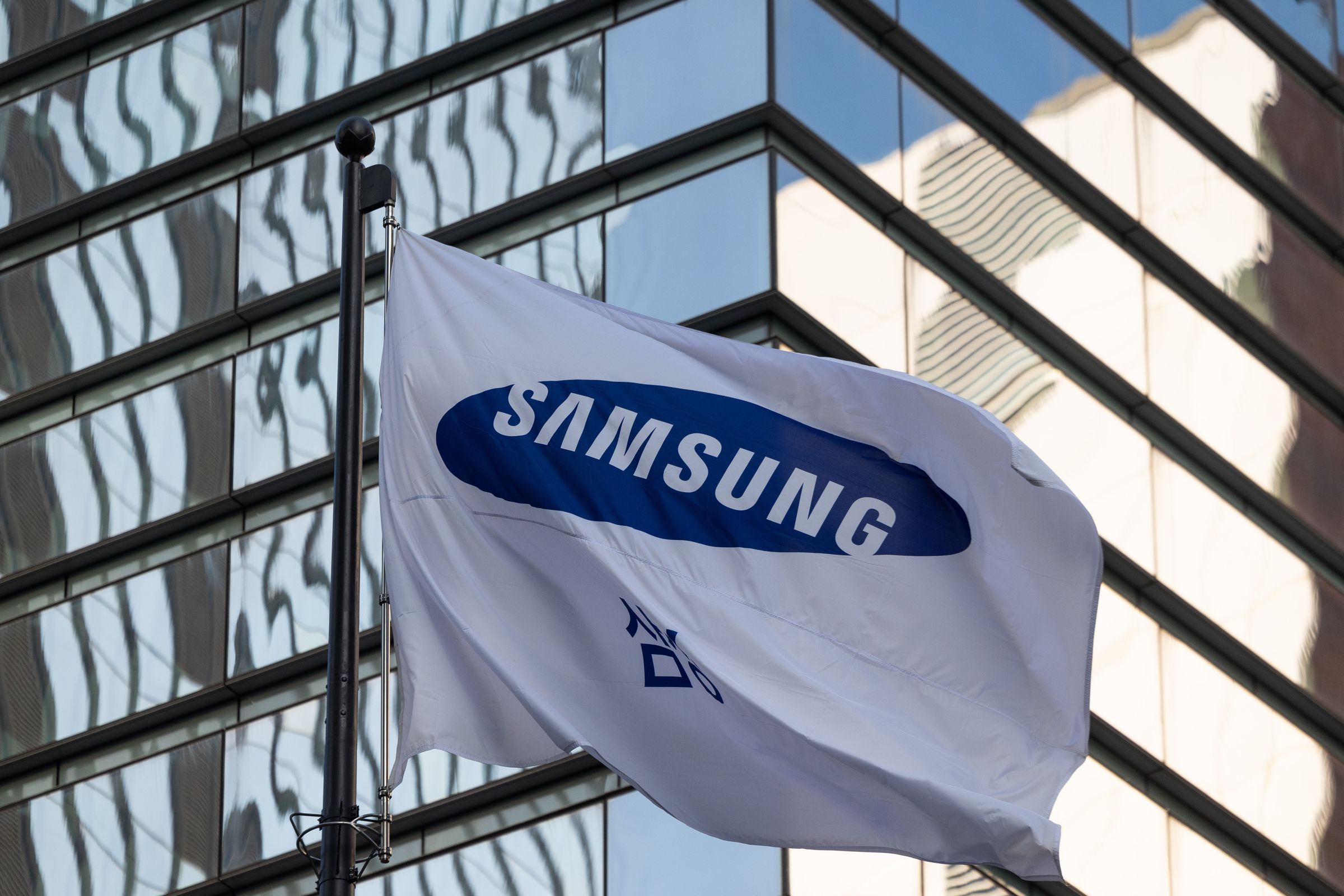 Samsung Electronics Store and Office Building As The Company Releases Preliminary Earnings