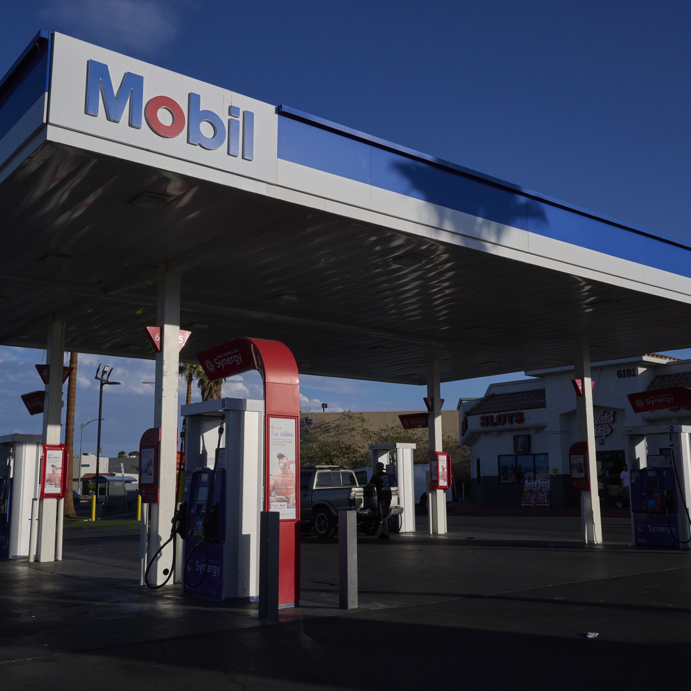 A photo of an ExxonMobil gas station