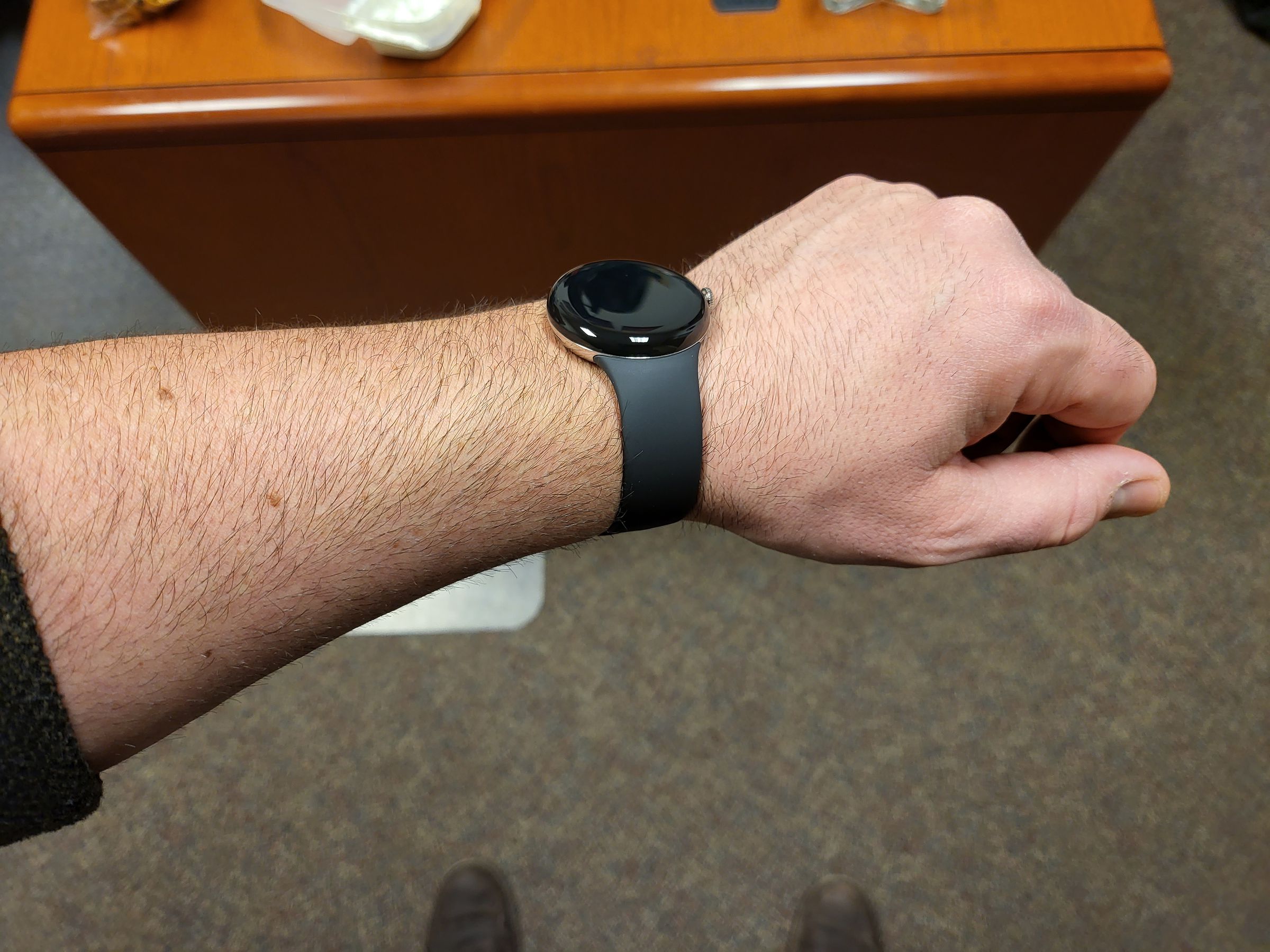 A Redditor claims to show off the Pixel Watch.