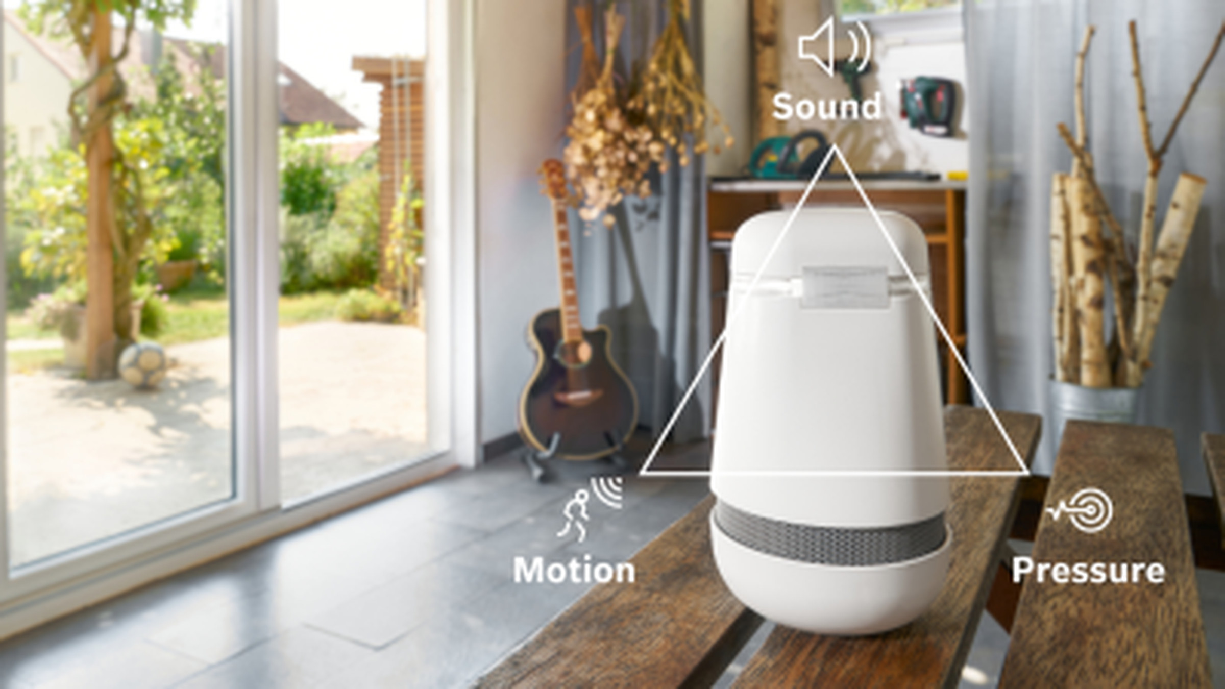 Smart security gets cute with this teeny, portable solution from Bosch.