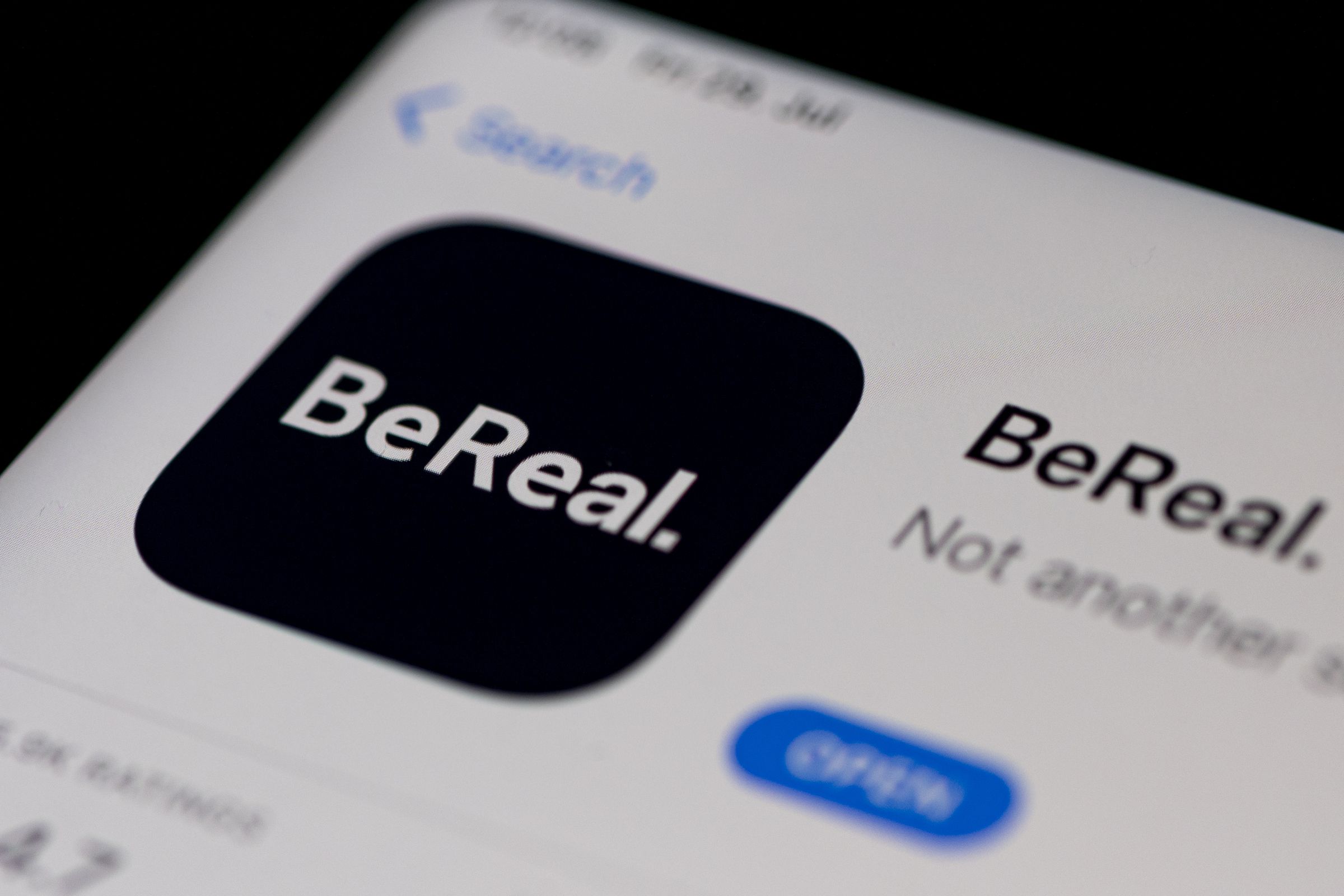 An image showing the Bereal app in the App Store