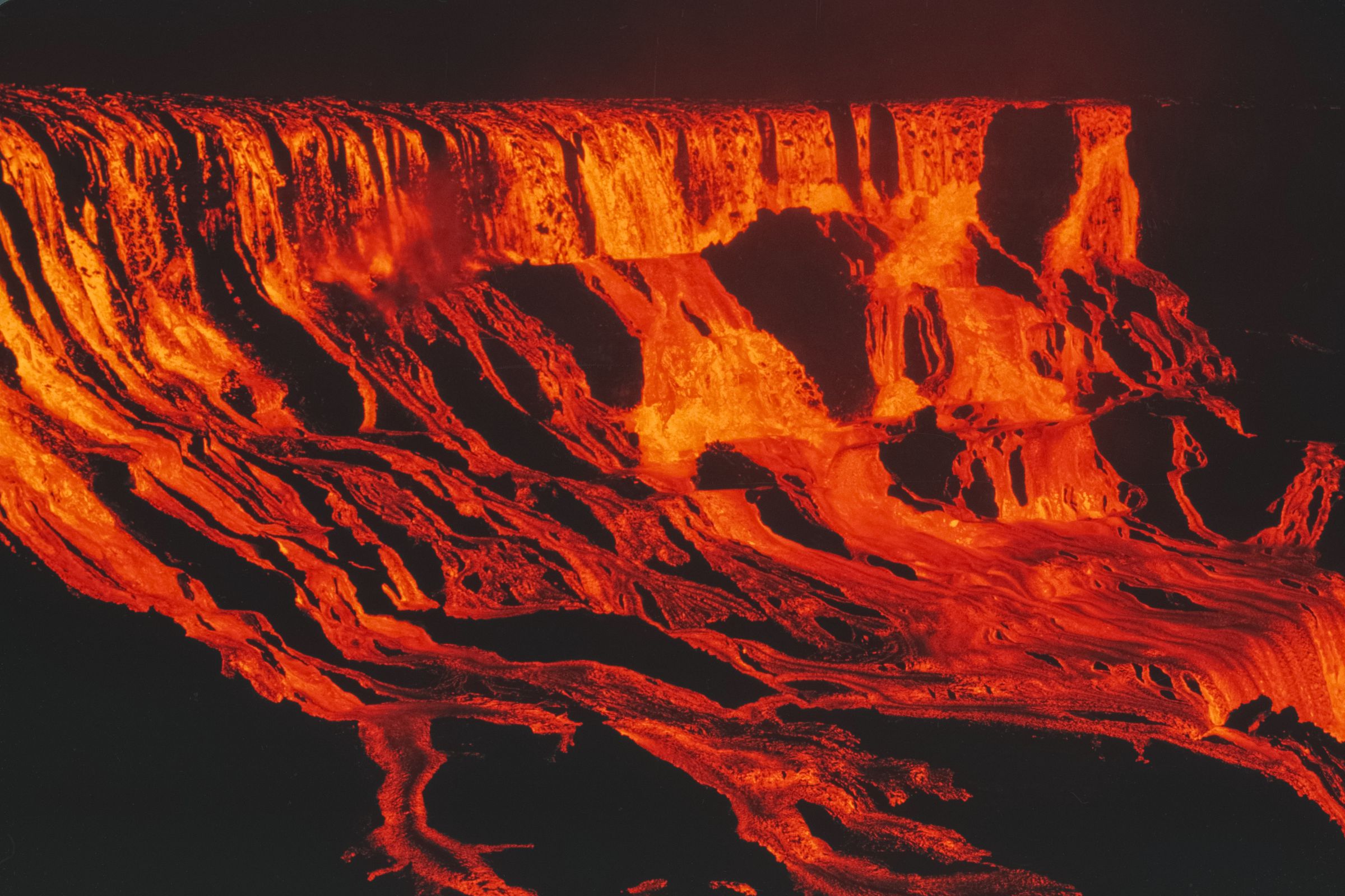 August 5, 1969: Mauna Ulu in Hawaii sent lava flowing into ‘Alae crater. 