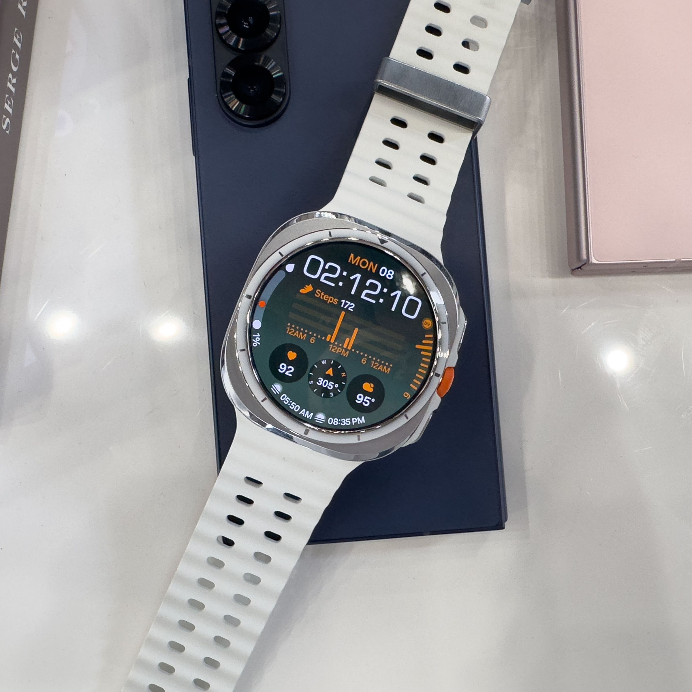 View of Galaxy Watch Ultra