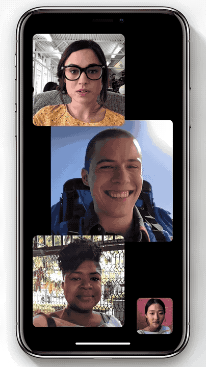 Group FaceTime now supports up to 32 users.
