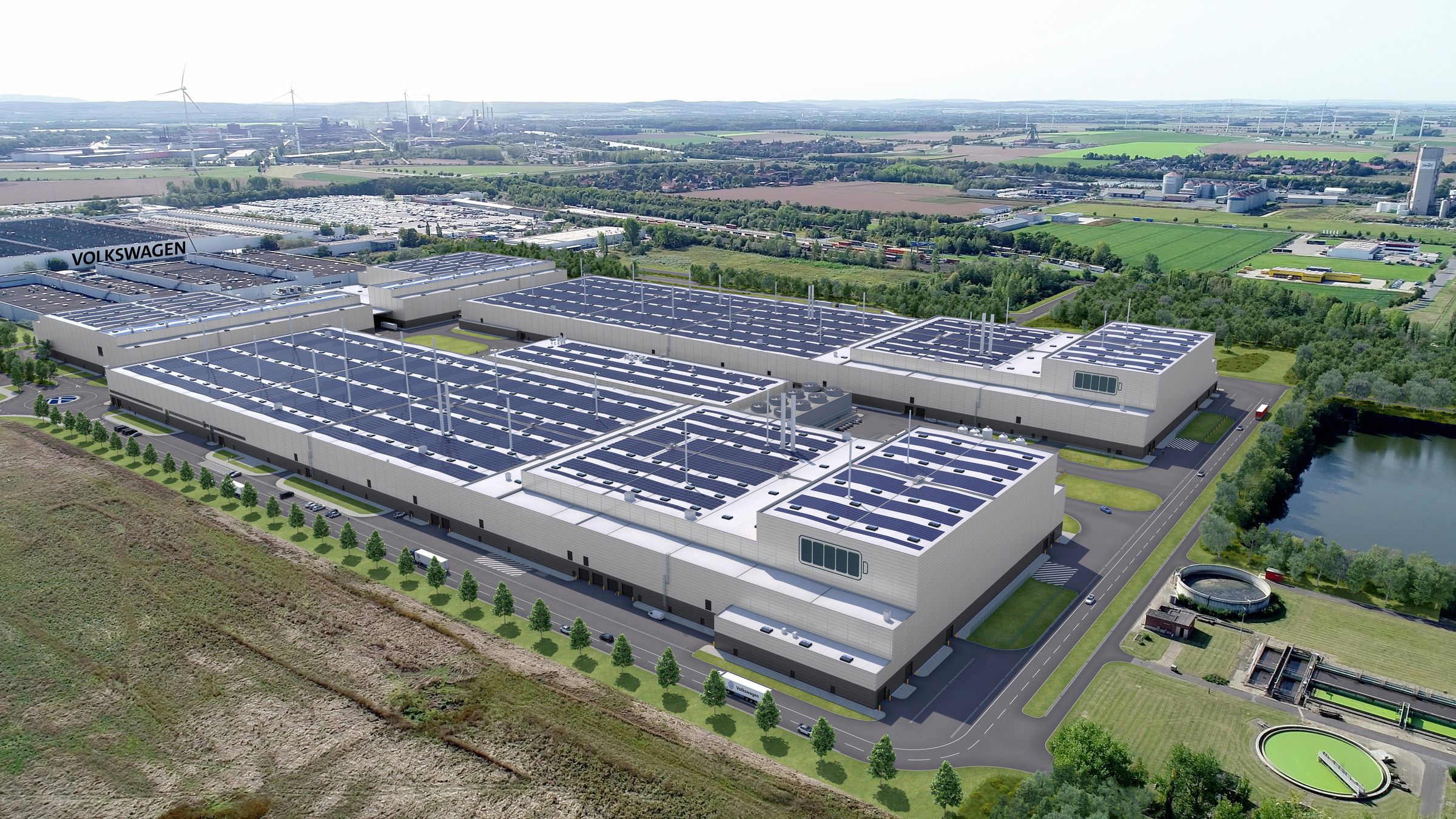 The new factory in Salzgitter will be the first of three new battery plants.