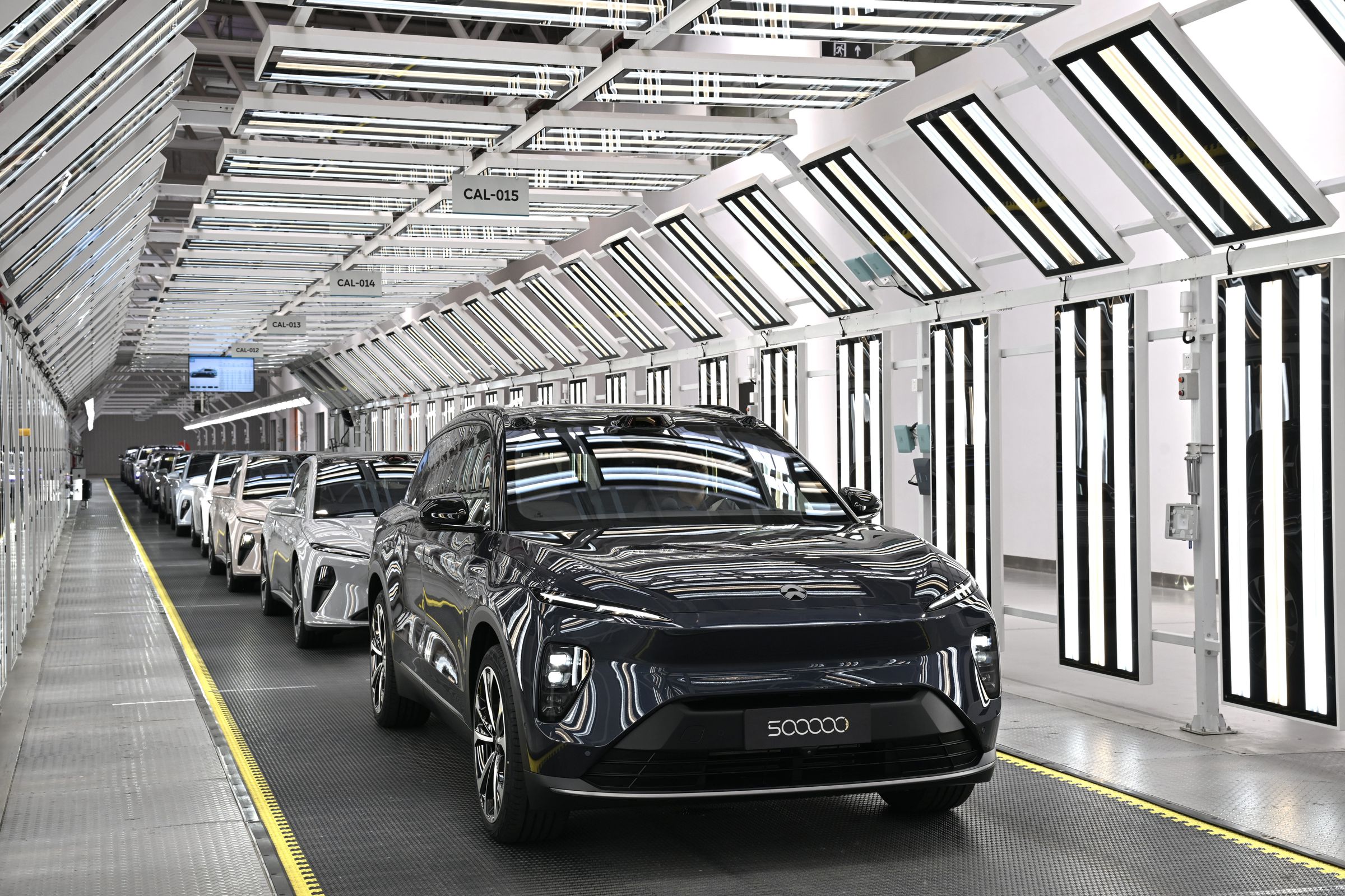 Chinese Electric Car Maker Nio’s 500,000th Vehicle Rolls Off The Production Line In Hefei