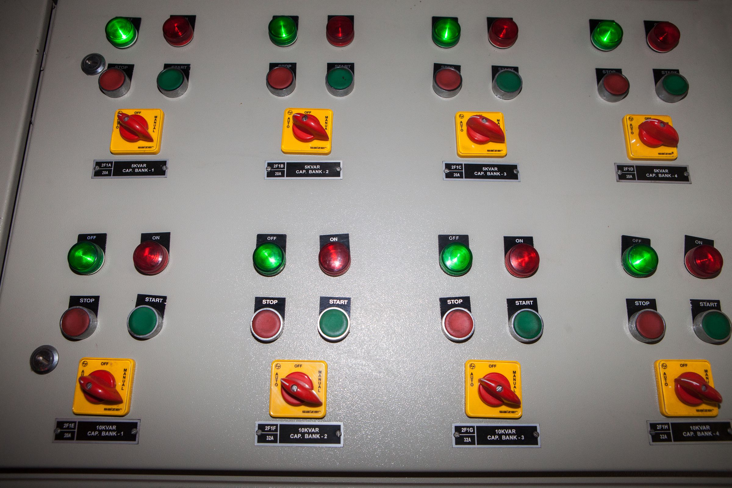 Control panel for CEPT’s cooling systems.