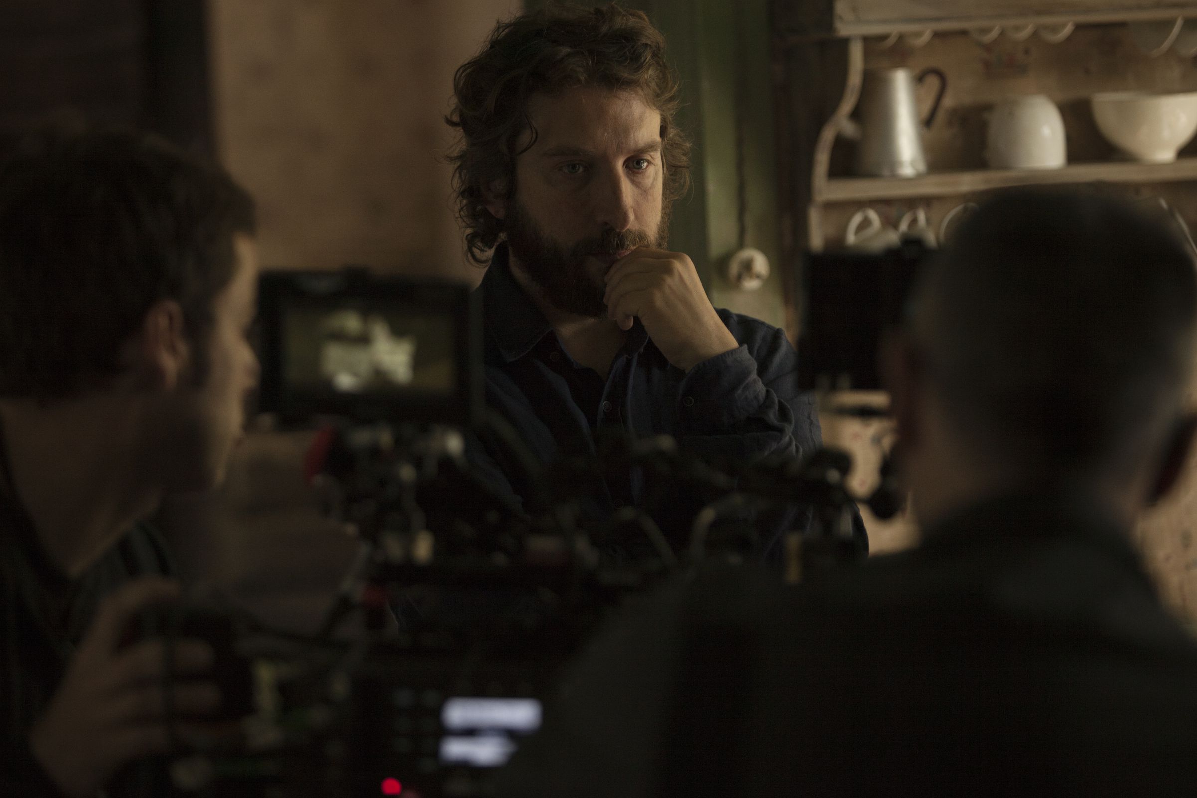 Writer-director Sergio G. Sánchez on the set of ‘Marrowbone.’
