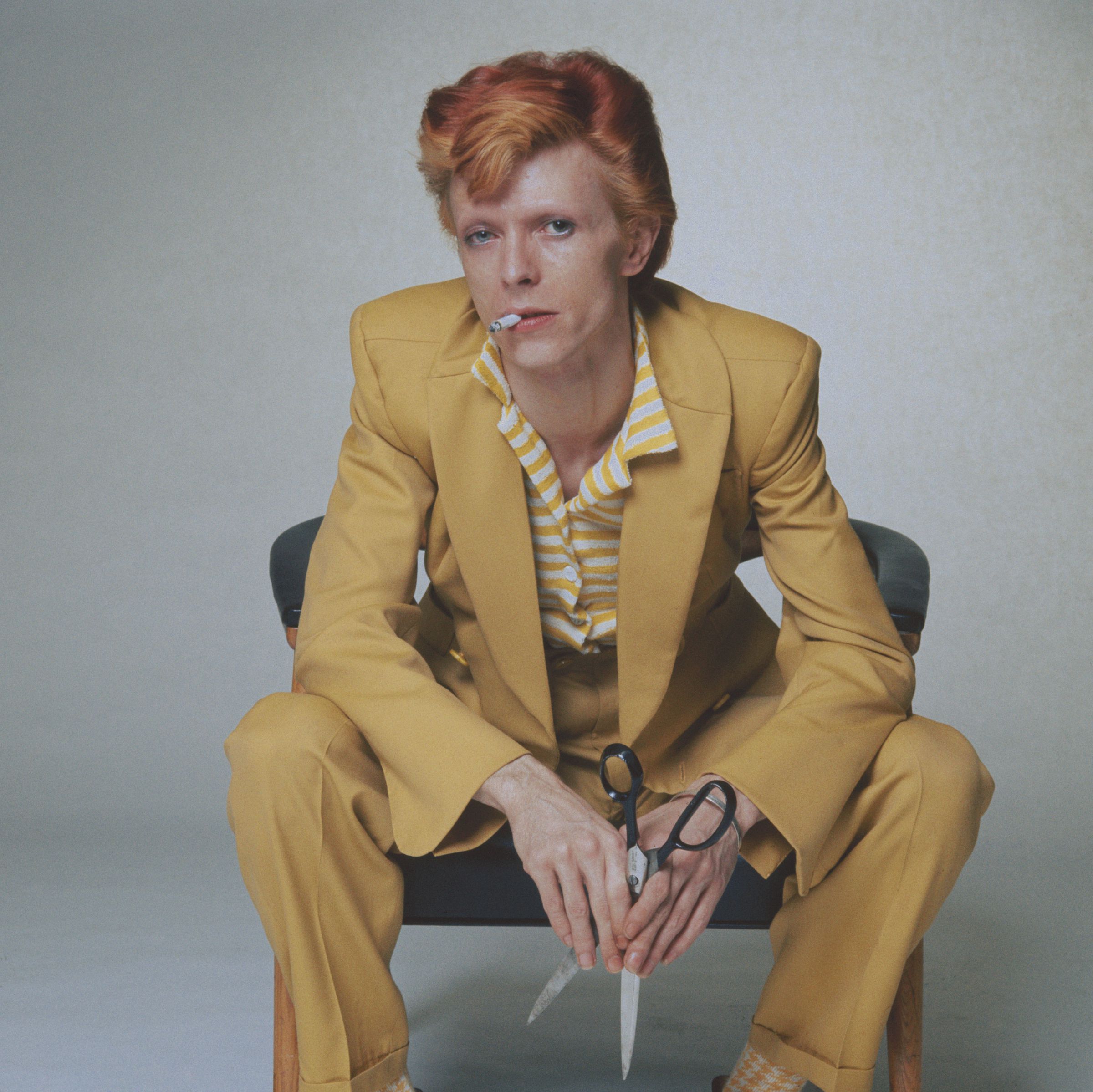 david bowie yellow suit