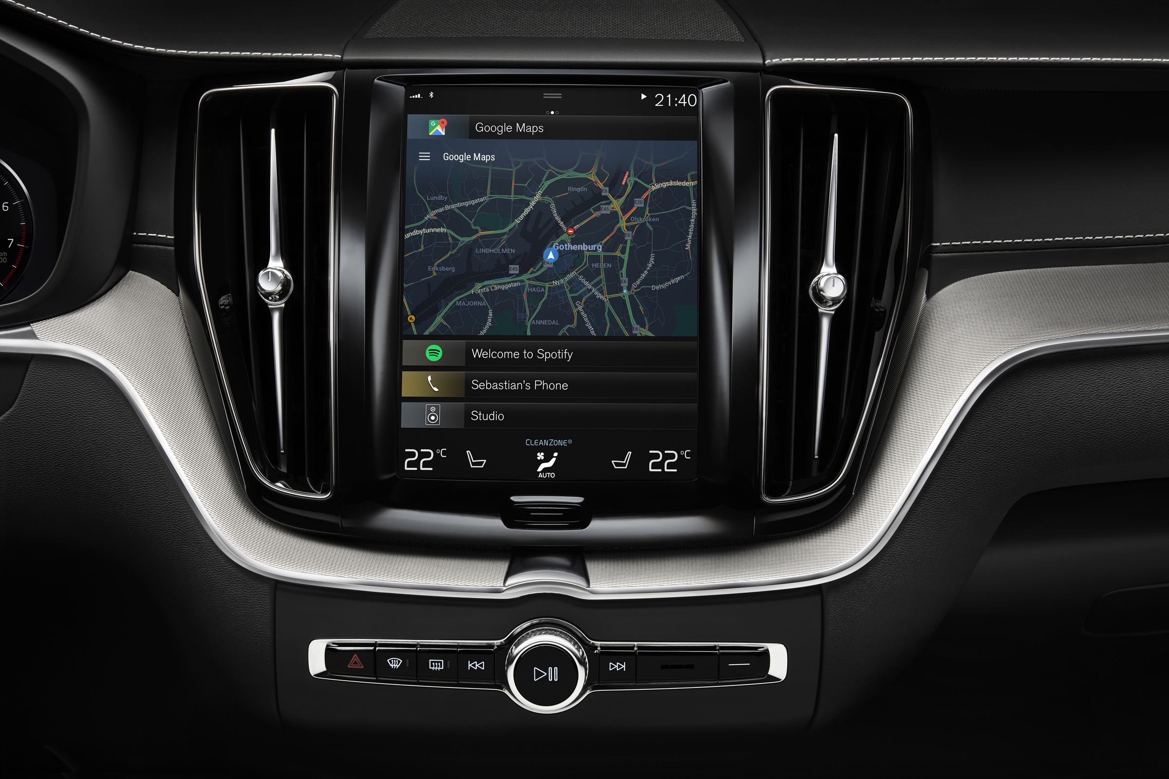 Volvo’s spin on an Android-based infotainment system