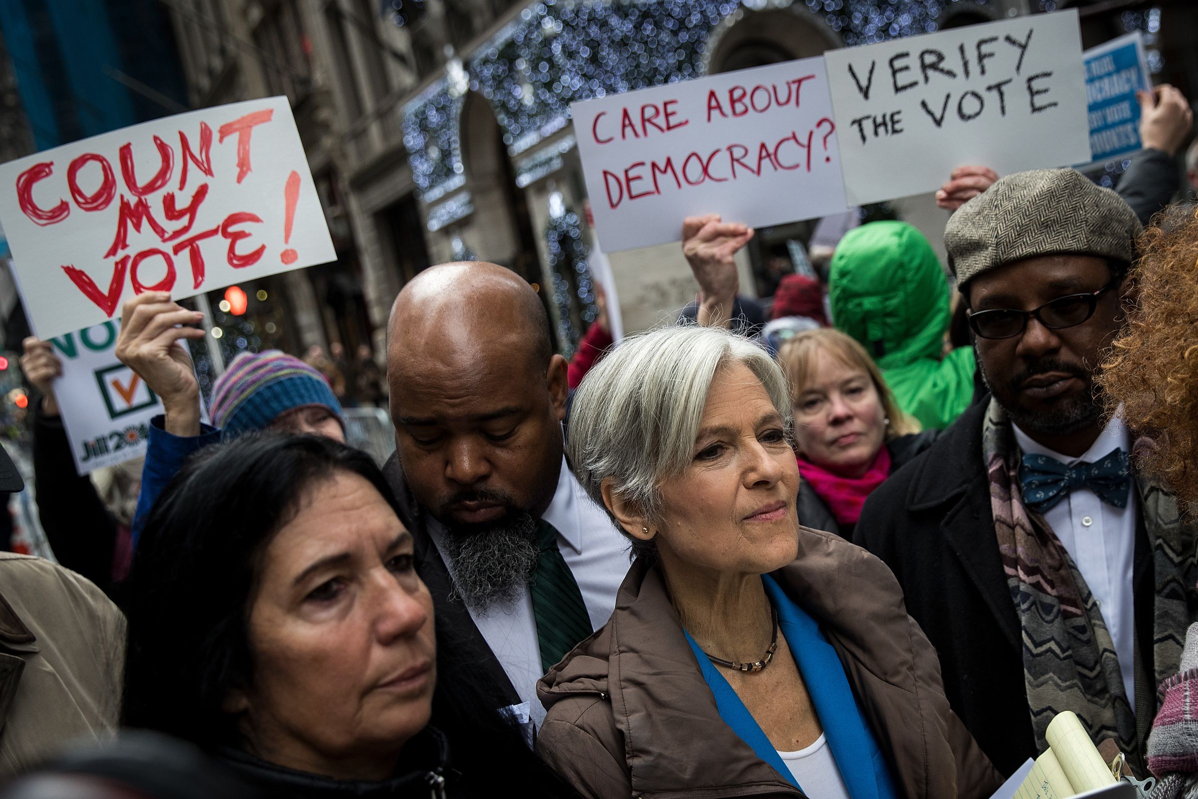 Green Party presidential candidate Jill Stein Discusses Recount Effort