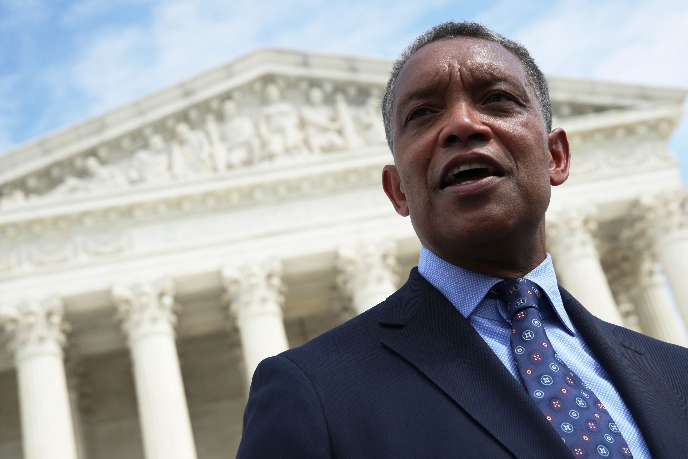 DC Attorney General Karl Racine appears before the US Supreme Court.