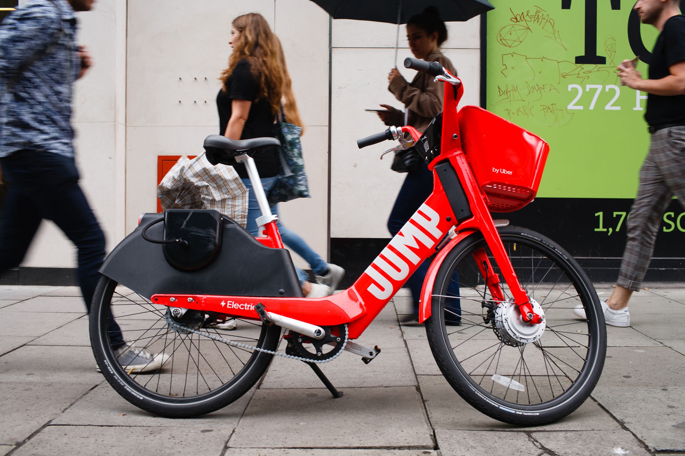 Electric Uber Jump And Freebike Bicycles In London