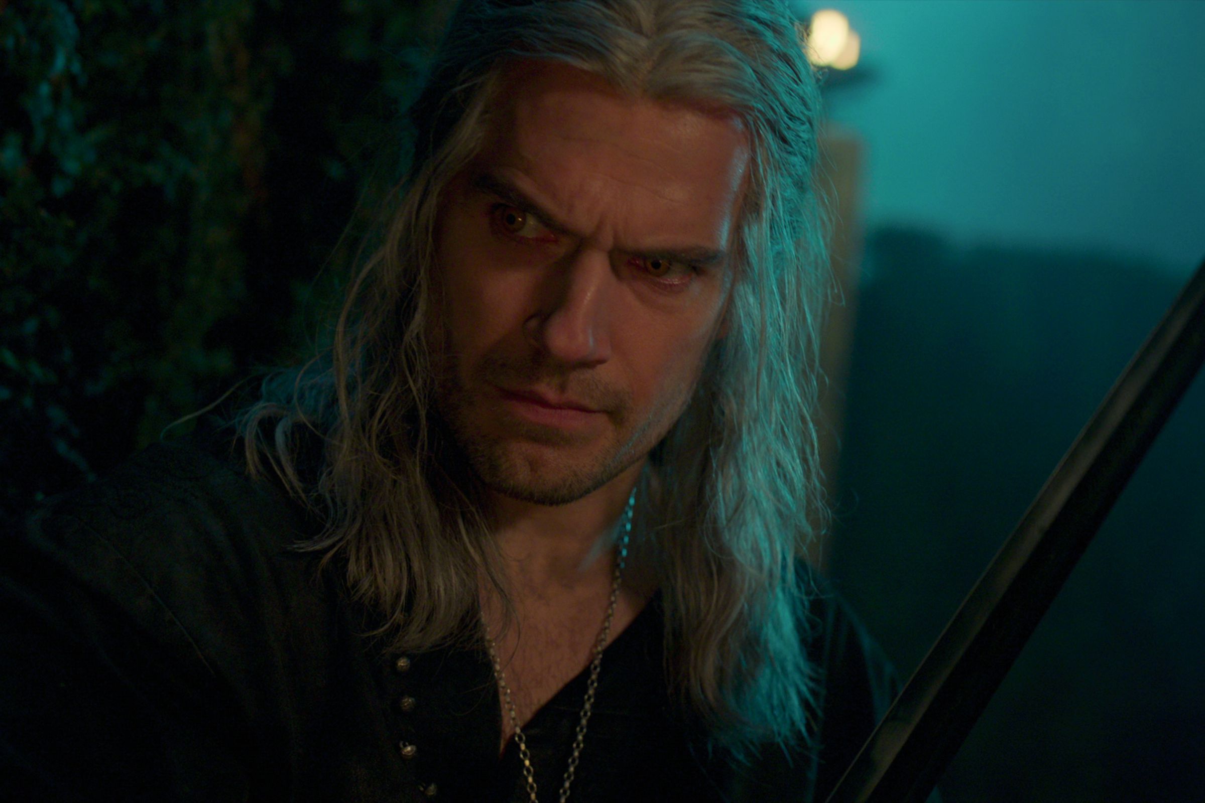 A photo of Henry Cavill in The Witcher.
