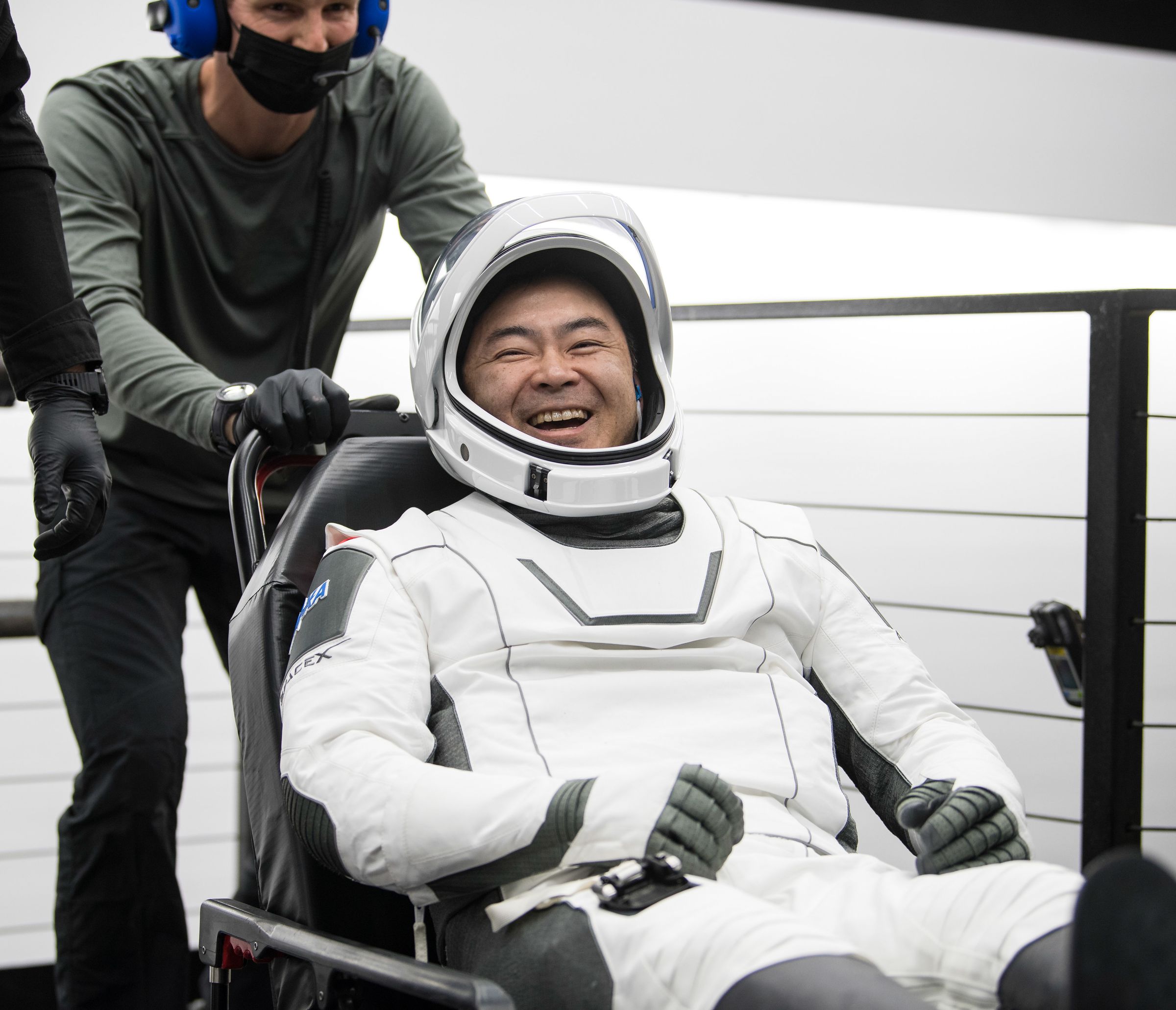 <em>Japanese astronaut Akihiko Hoshide from the Japanese Aerospace Exploration Agency</em>