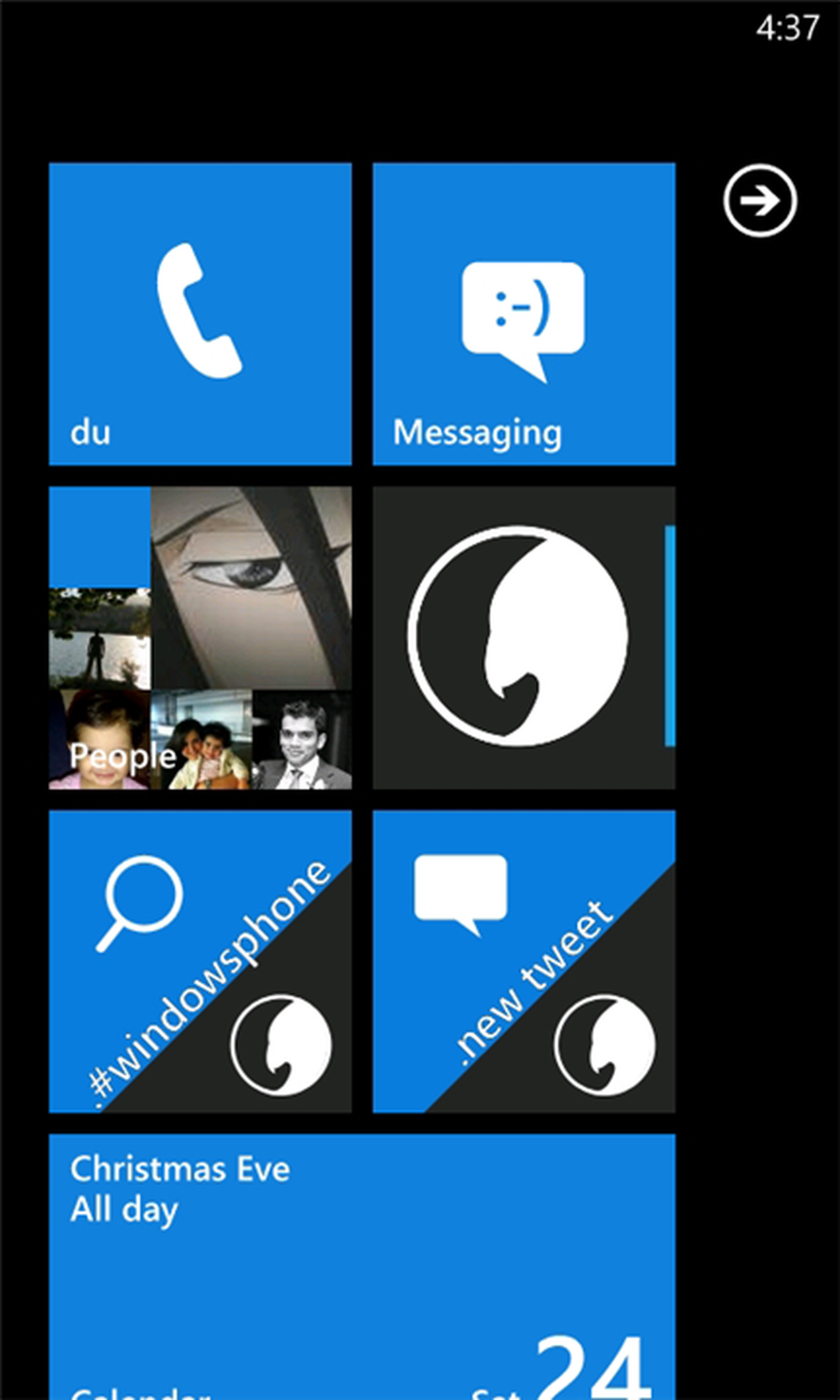 Carbon Twitter client for Windows Phone (press screenshots)